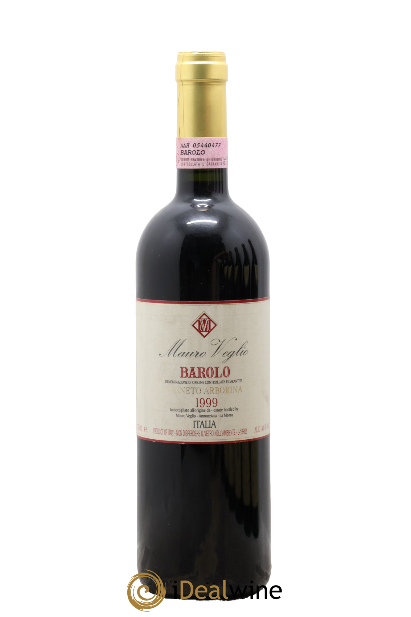 Barolo DOC Vigneto Arborina Mauro Veglio 1999 - Lote de 1 botella - 0