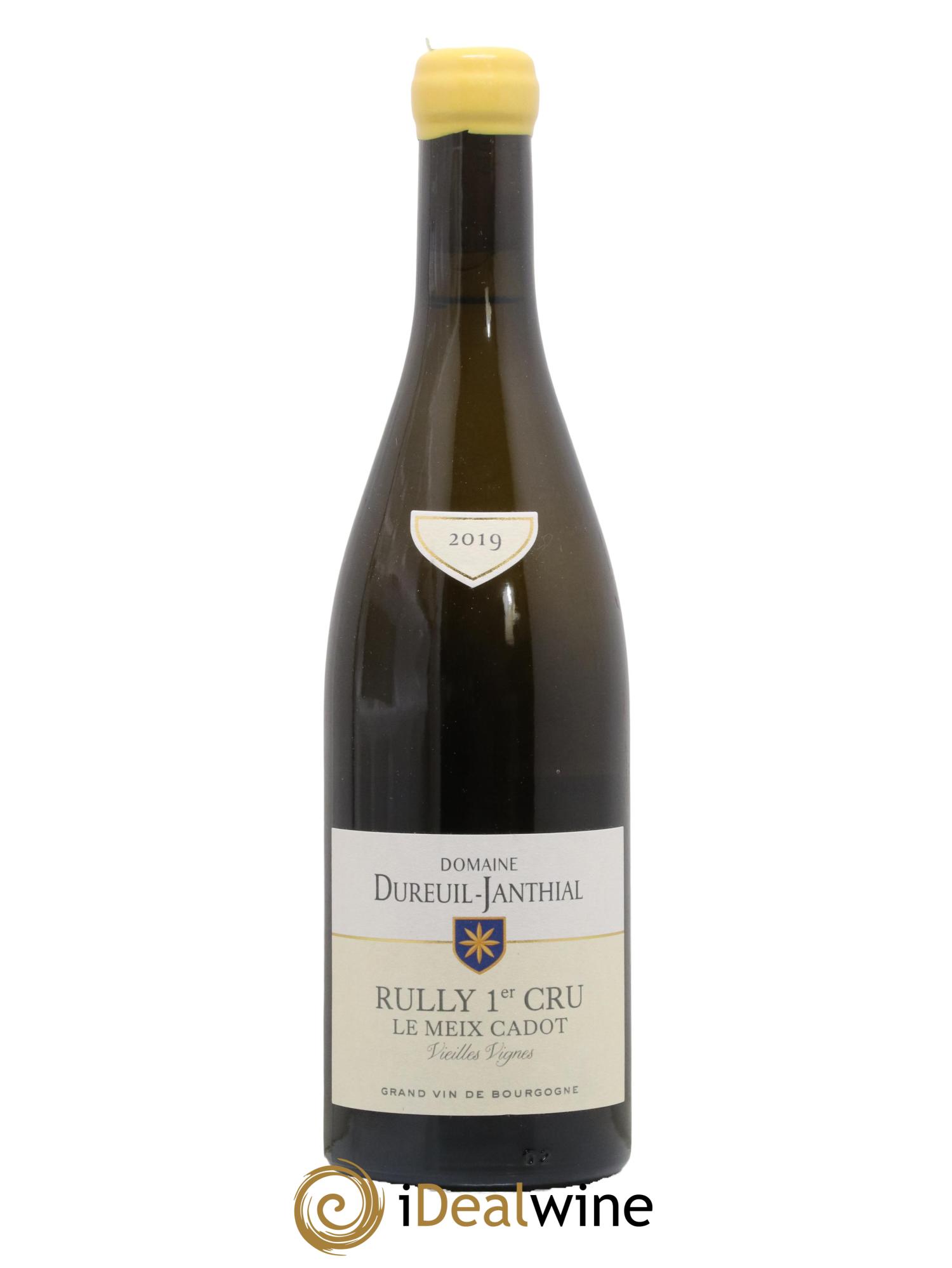 Rully 1er Cru Le Meix Cadot Vieilles Vignes Vincent Dureuil-Janthial 2019 - Lot de 1 bouteille - 0