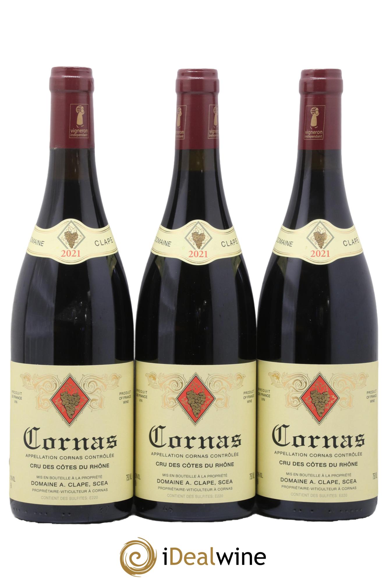 Cornas Auguste Clape 2021 - Lot de 3 bouteilles - 0