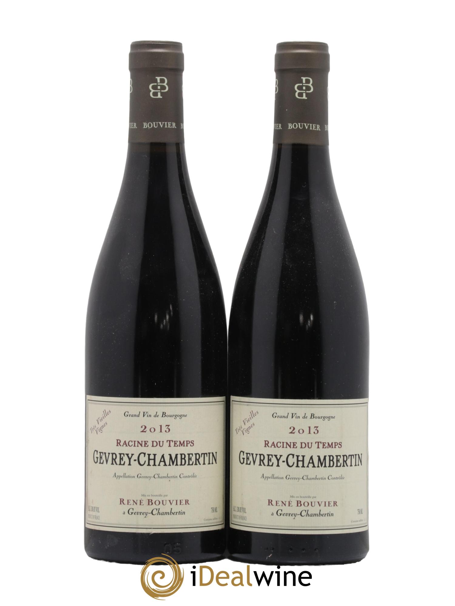 Gevrey-Chambertin Racine du Temps René Bouvier (Domaine) 2013 - Posten von 2 Flaschen - 0