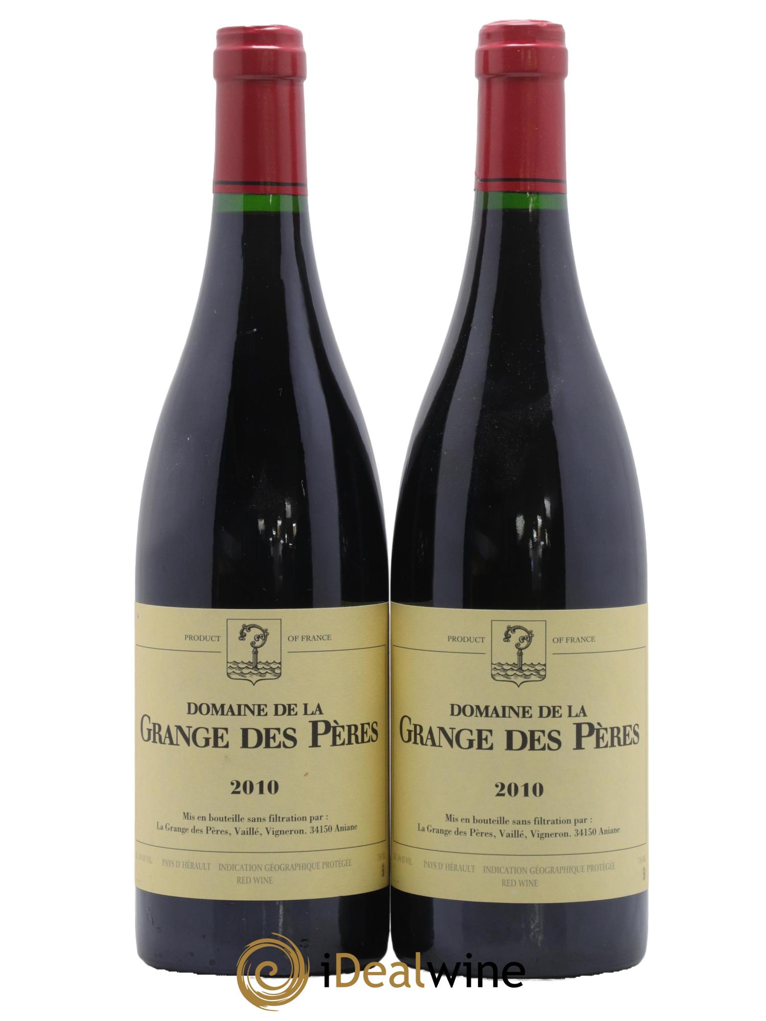 Pays d'Hérault Grange des Pères Laurent Vaillé 2010 - Lot de 2 bouteilles - 0