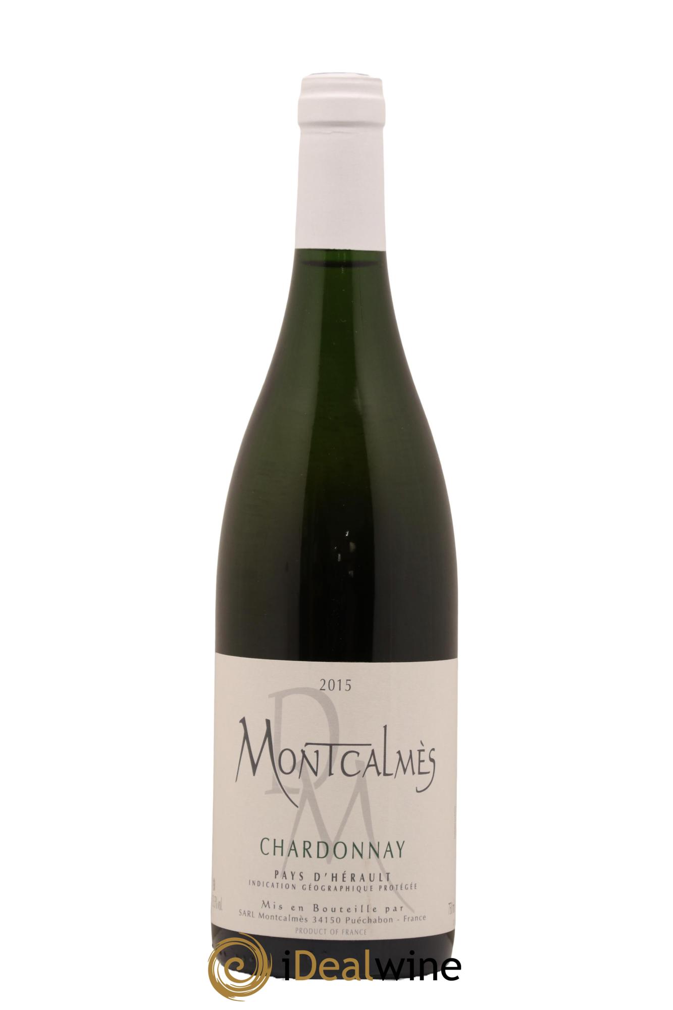 Pays d'Hérault Chardonnay Montcalmes 2015 - Lot de 1 bouteille - 0