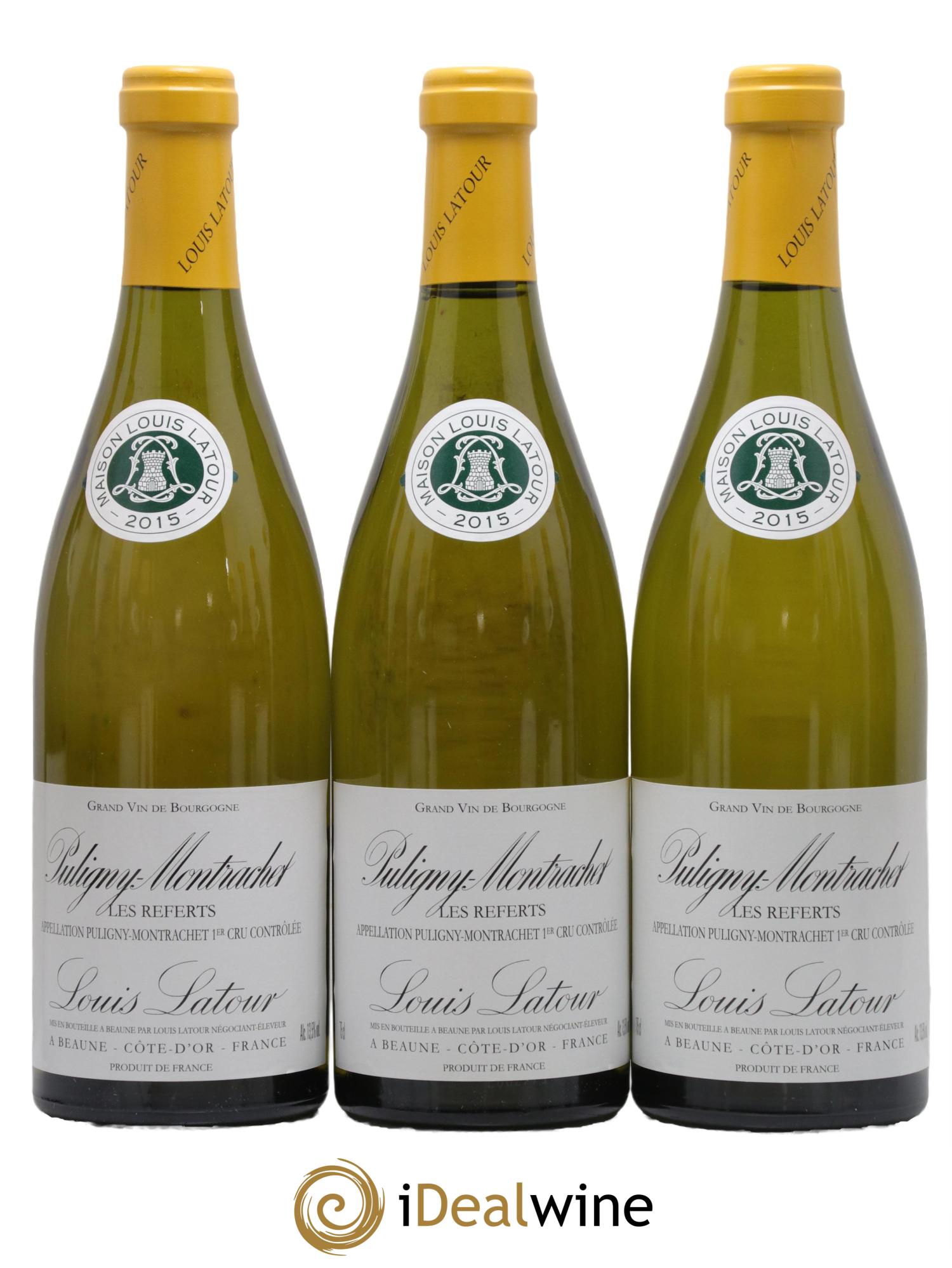 Puligny-Montrachet 1er Cru Les Referts Maison Louis Latour 2015 - Lot de 12 bouteilles - 1