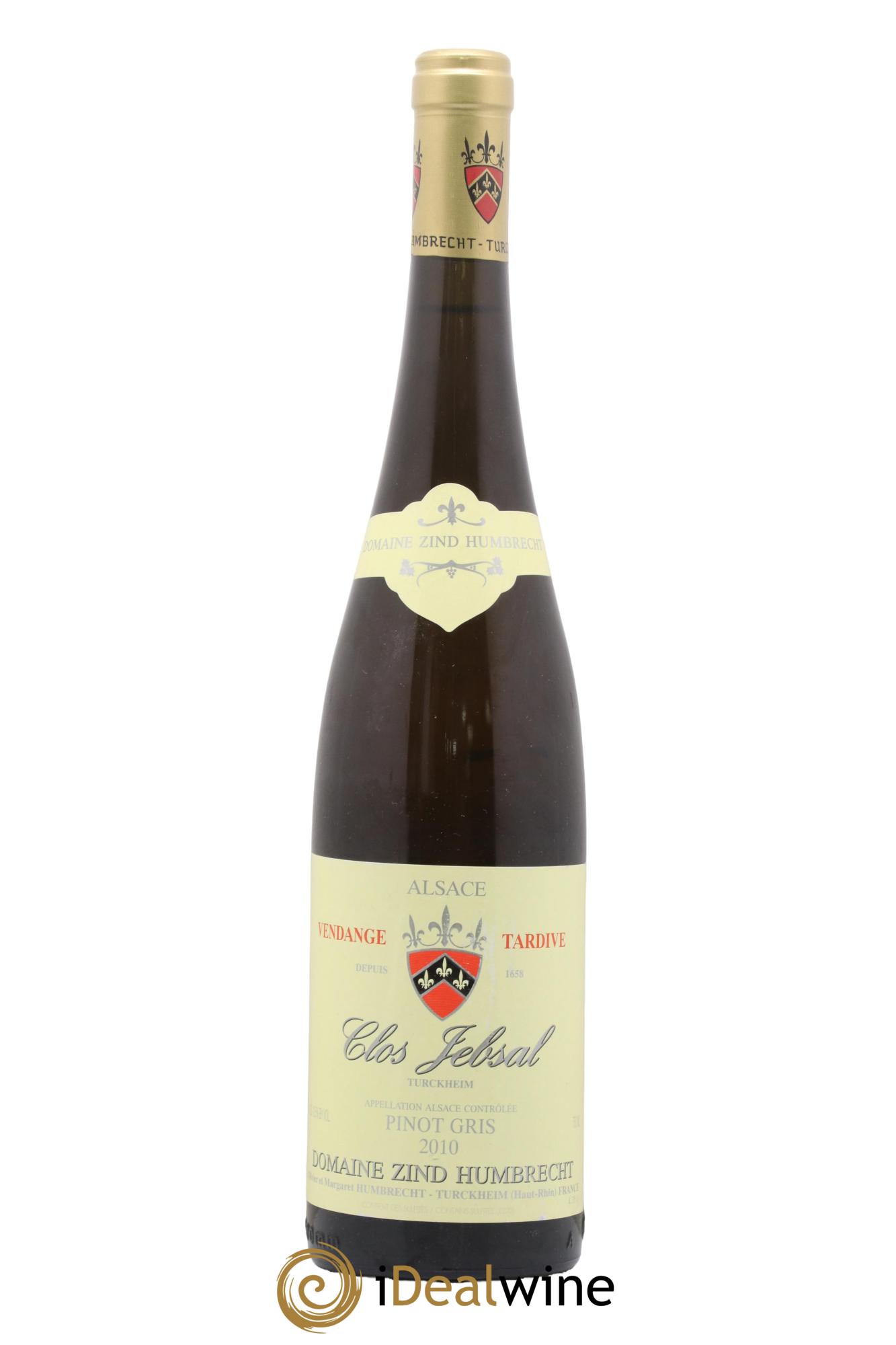 Alsace Pinot Gris Clos Jebsal Vendanges Tardives Zind-Humbrecht (Domaine) 2010 - Lotto di 1 bottiglia - 0