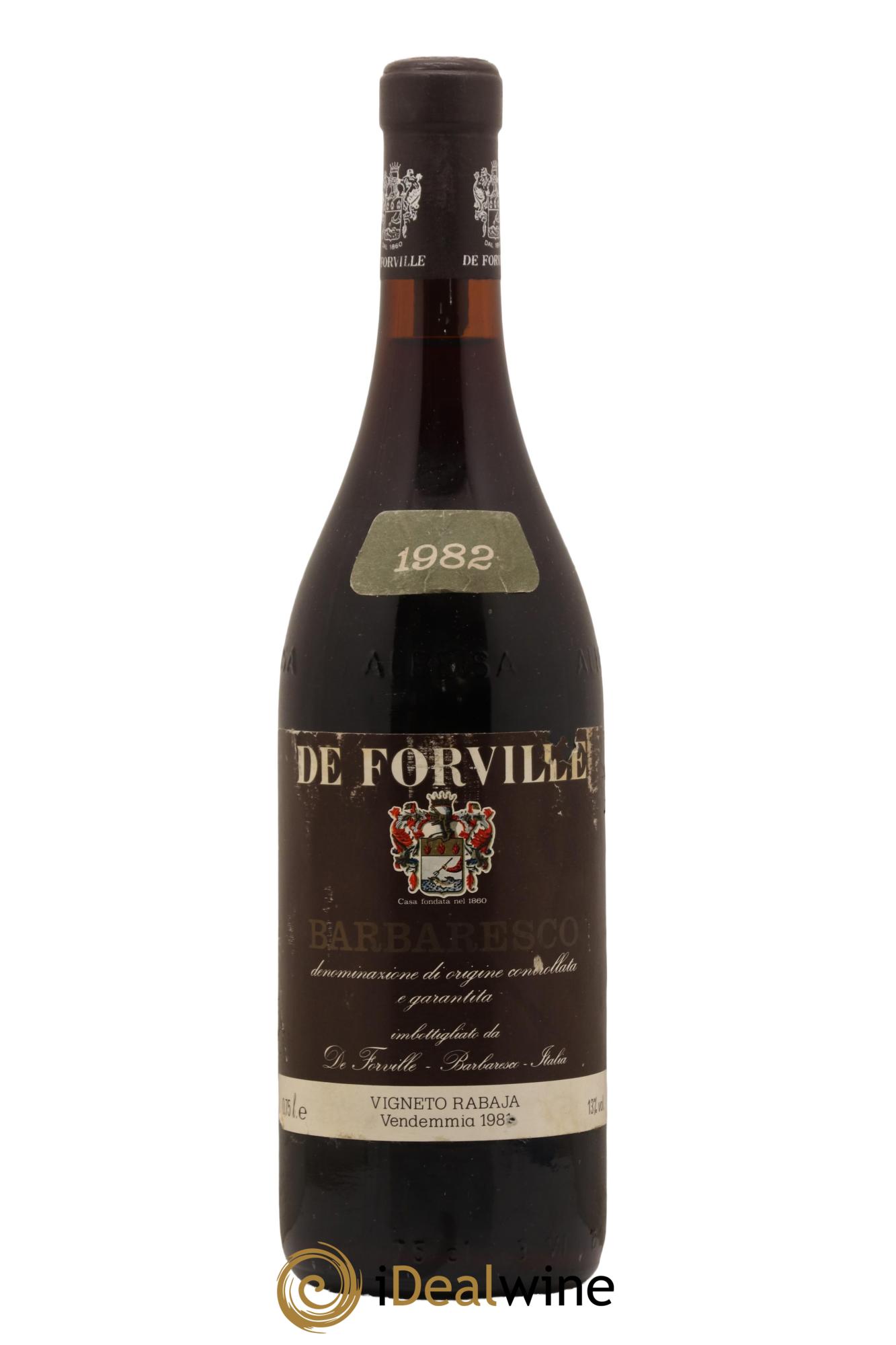Barbaresco DOCG Rabaja de Forville 1982 - Posten von 1 Flasche - 0