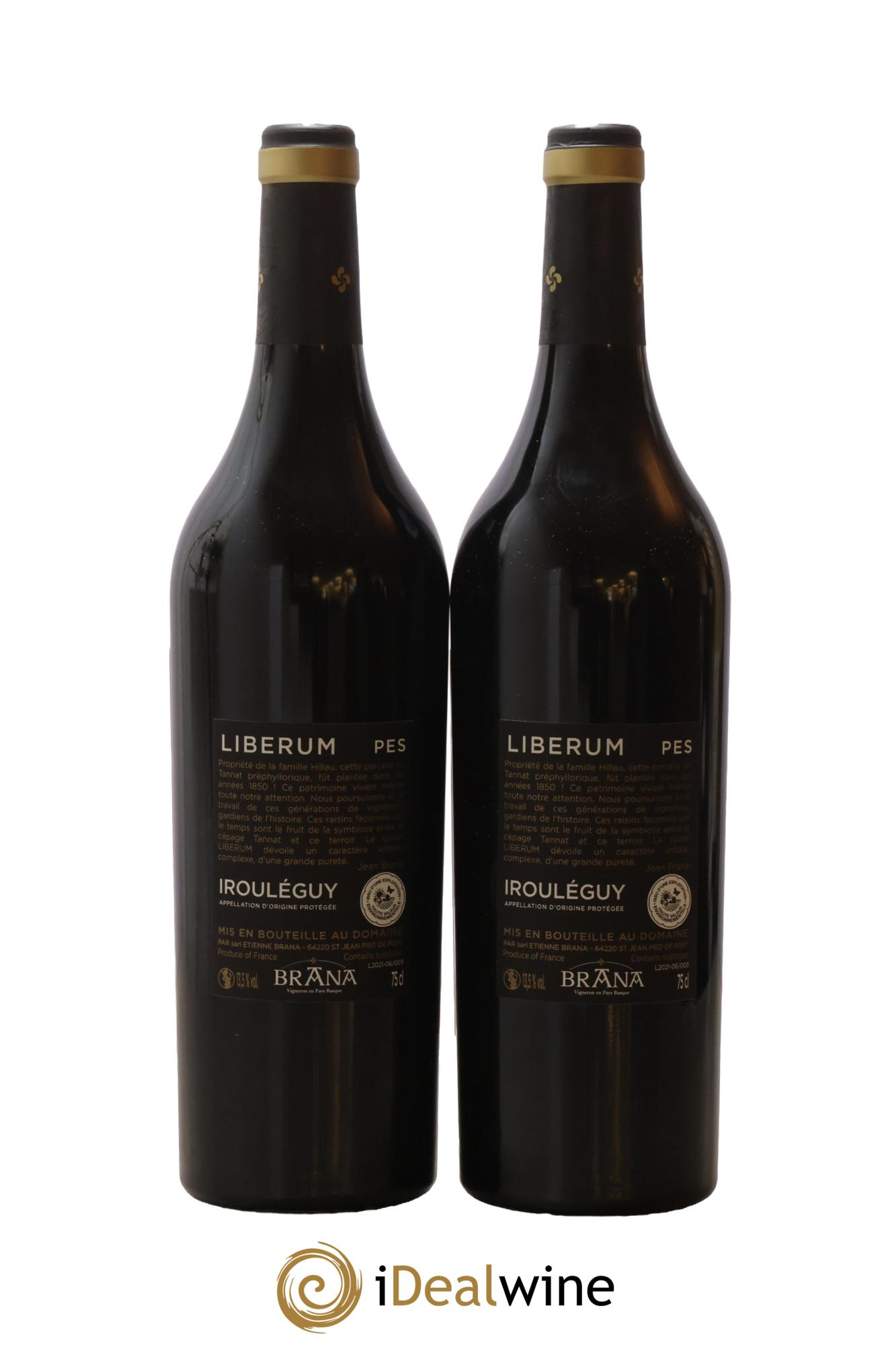Irouléguy Liberum Pes Domaine Brana 2019 - Posten von 2 Flaschen - 1