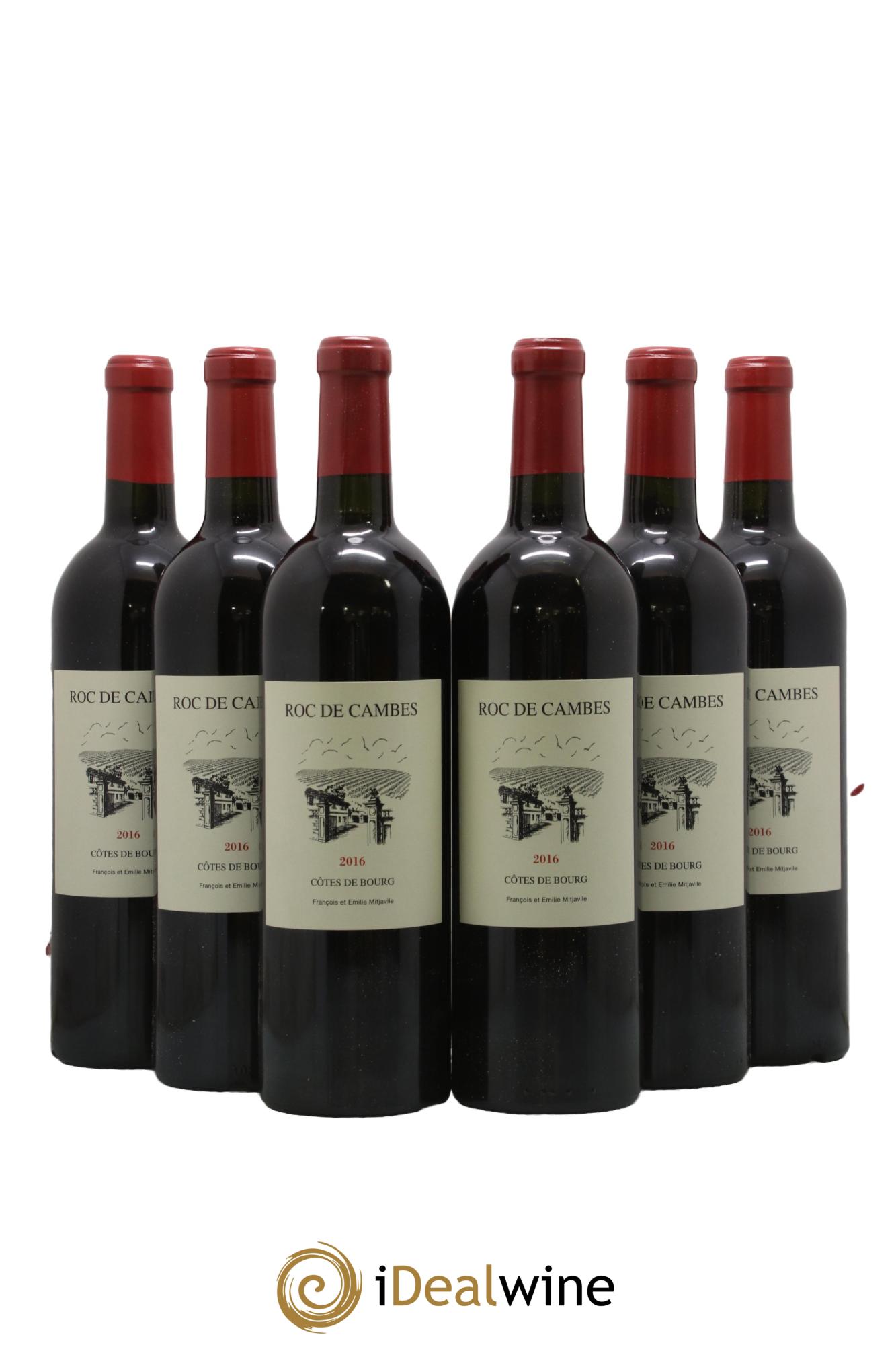 Roc de Cambes 2016 - Lot of 6 bottles - 0