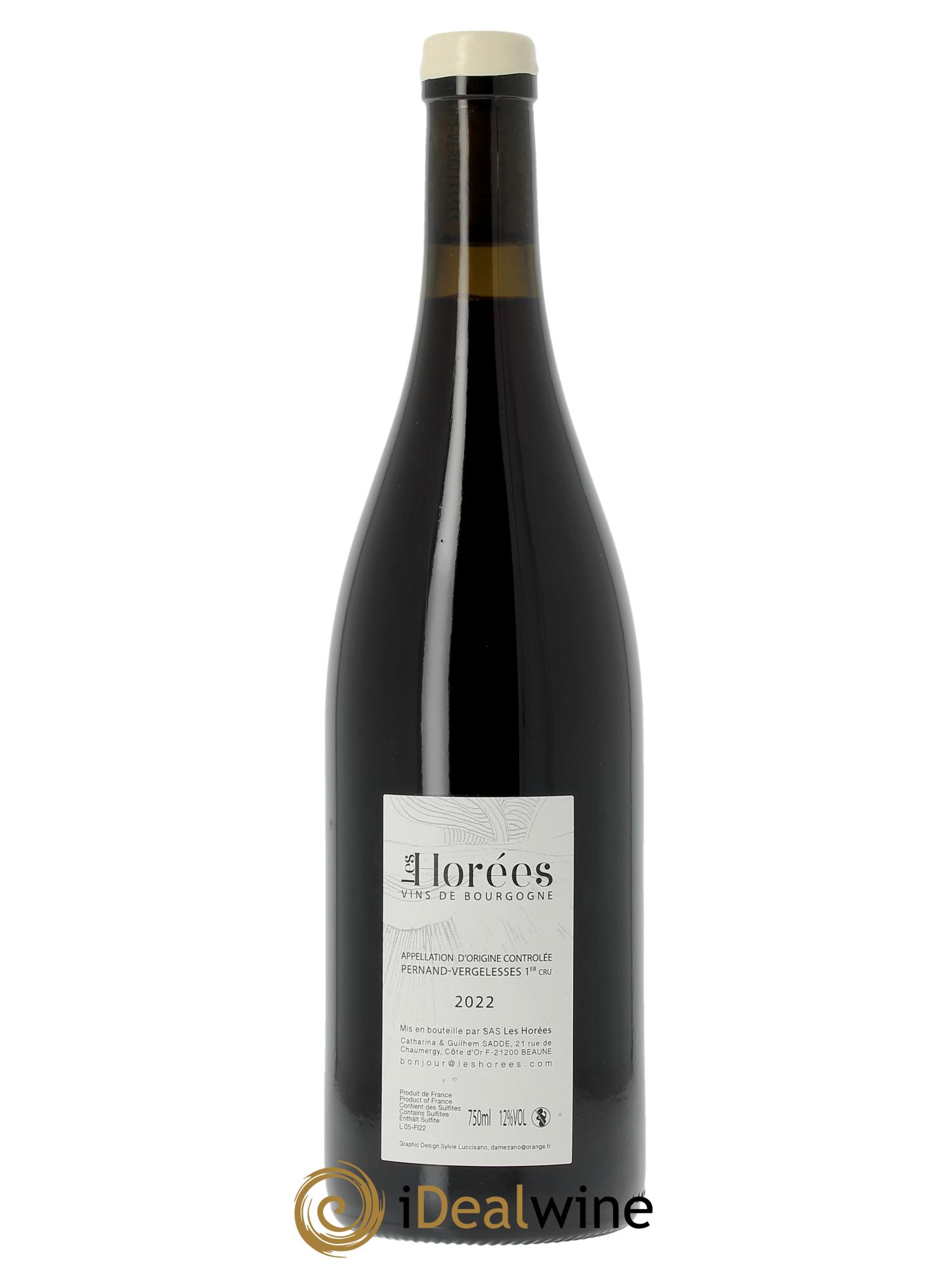 Pernand-Vergelesses 1er Cru Les Fichots Les Horées 2022 - Lot de 1 bouteille - 1