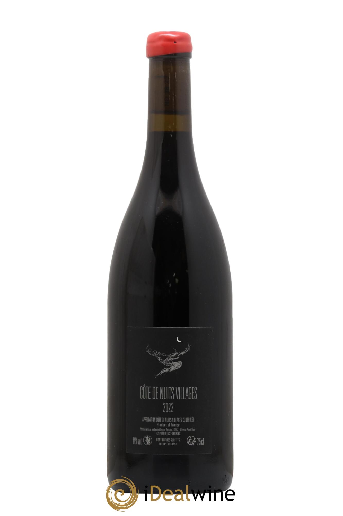 Côte de Nuits-Villages Arnaud Lopez 2022 - Lotto di 1 bottiglia - 1