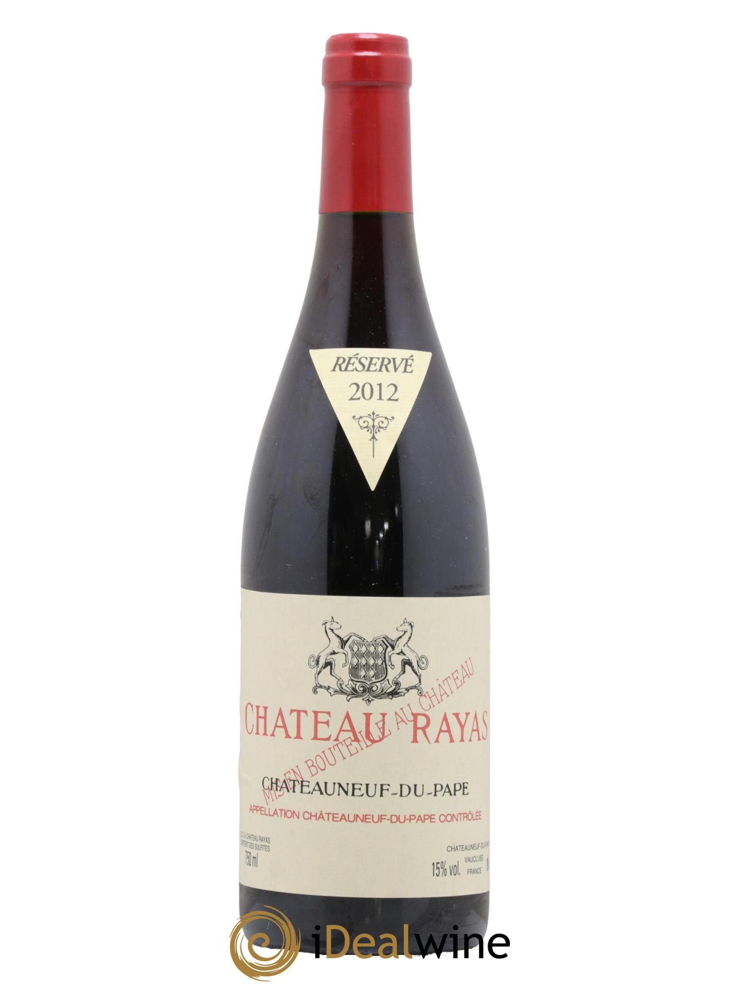 Châteauneuf-du-Pape Château Rayas Emmanuel Reynaud 2012 - Lot de 1 bouteille - 0