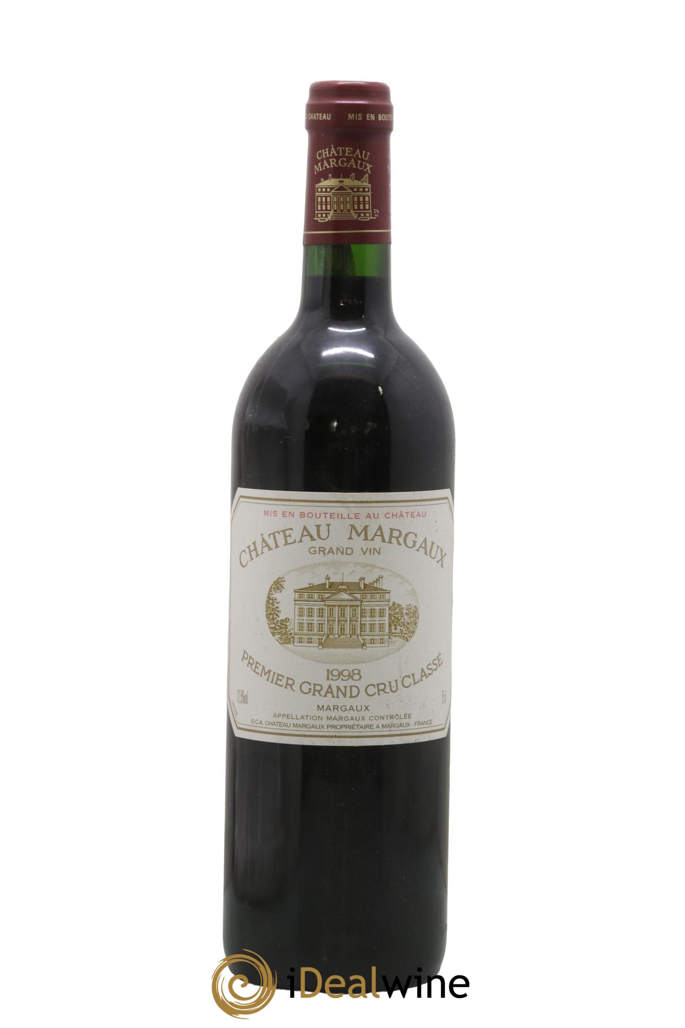 Château Margaux 1er Grand Cru Classé 1998 - Lot of 1 bottle - 0