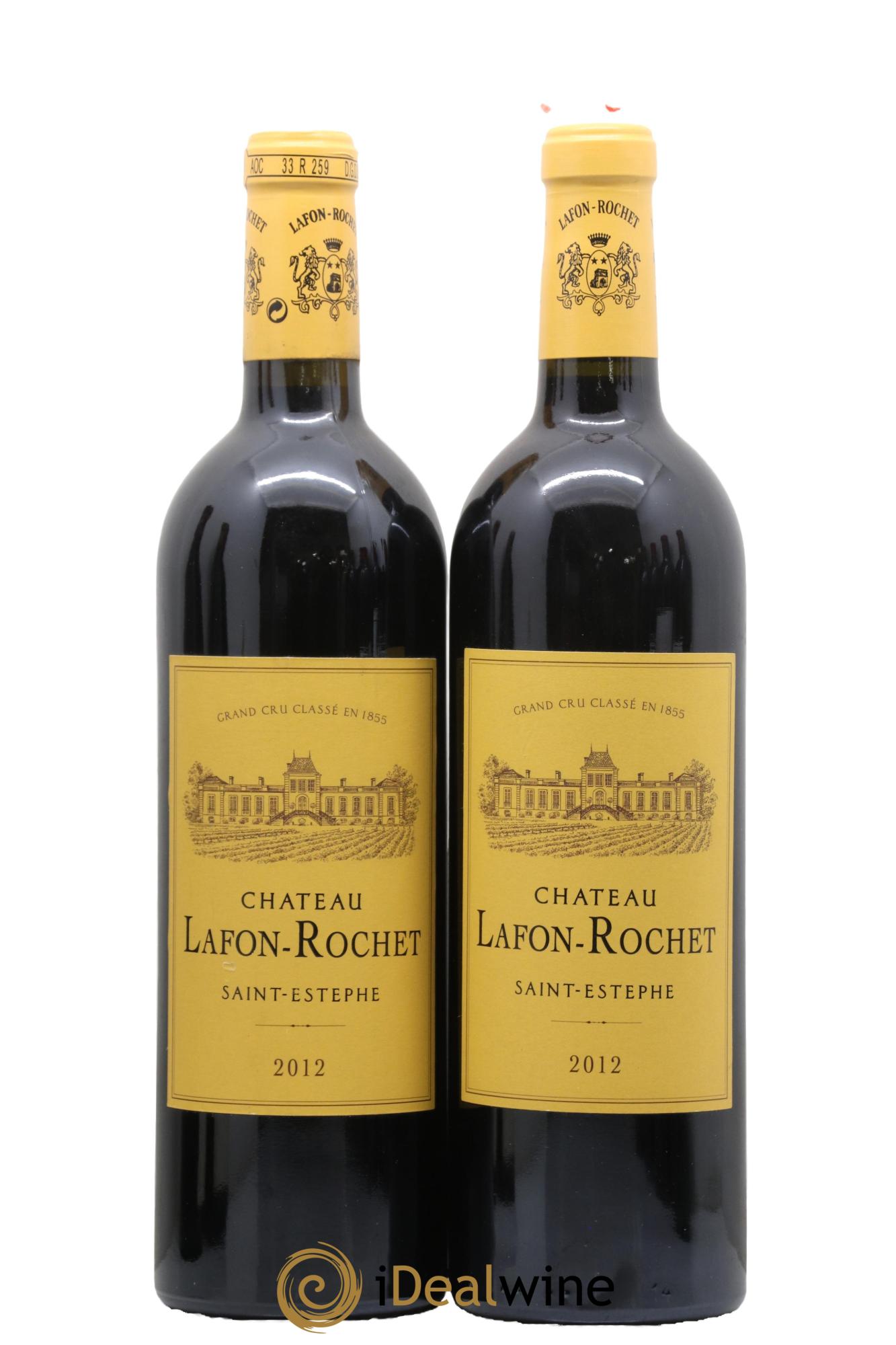 Château Lafon Rochet 4ème Grand Cru Classé 2012 - Lotto di 2 bottiglie - 0