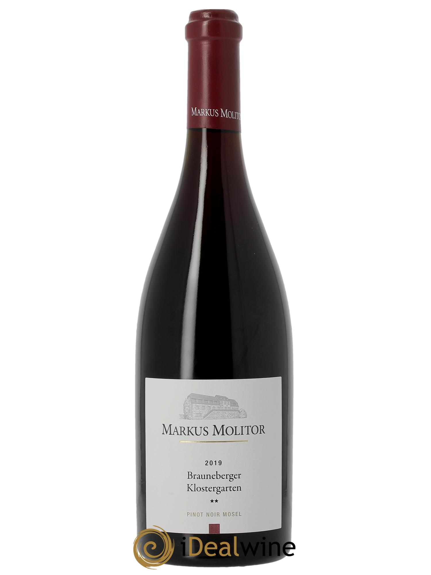 Pinot Noir Markus Molitor Brauneberger Klostergarten °° 2019 - Lot of 1 bottle - 0