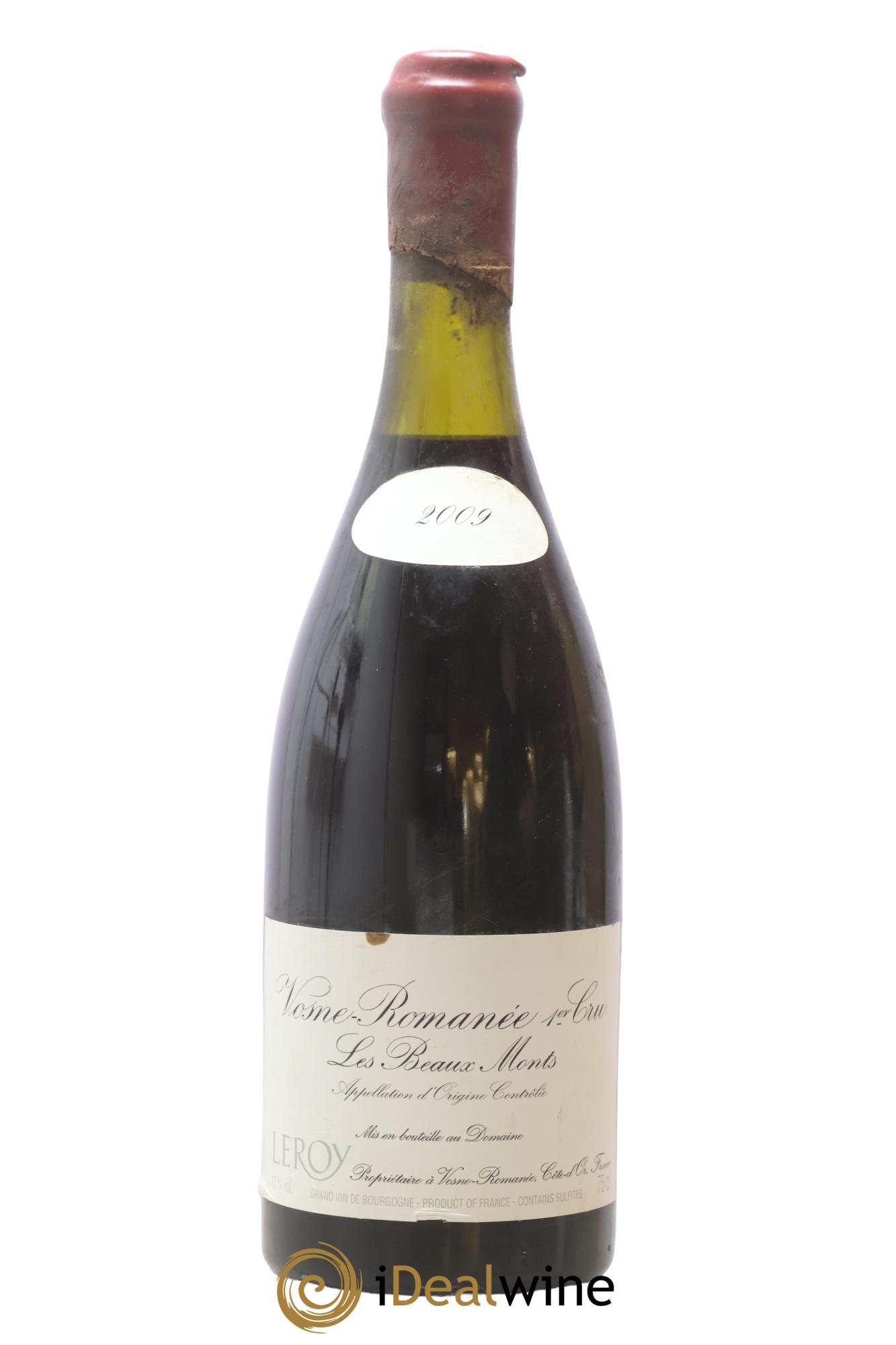 Vosne-Romanée 1er Cru Les Beaux-Monts Leroy (Domaine) 2009 - Lot of 1 bottle - 0