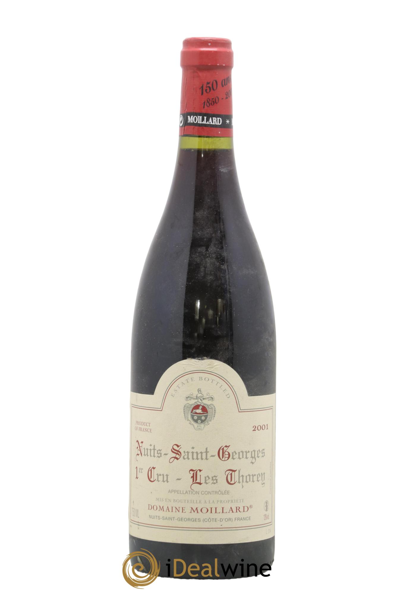 Nuits-Saint-Georges 1er Cru Les Thorey Moillard 2001 - Lot de 1 bouteille - 0