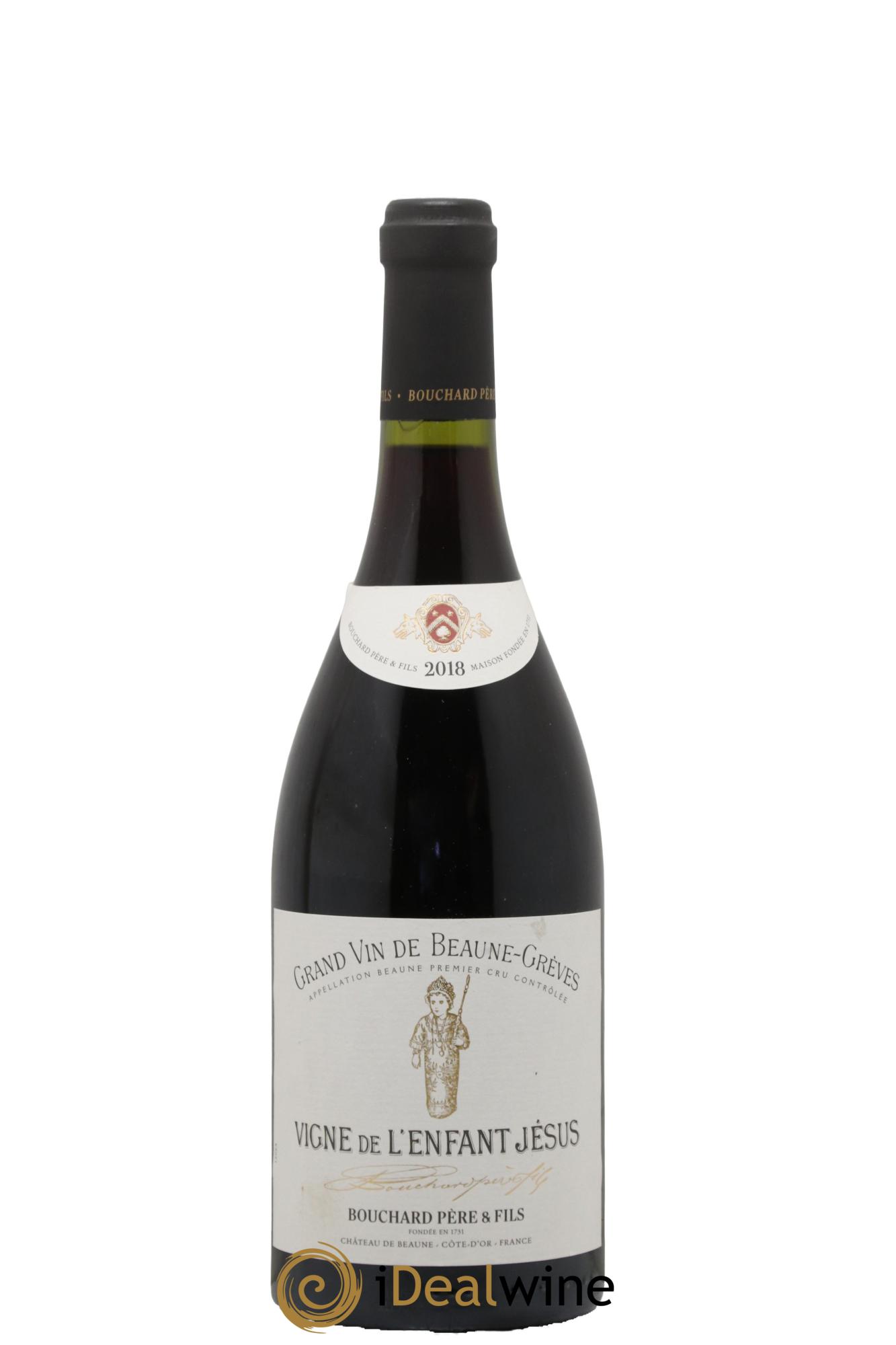 Beaune 1er Cru Grèves - Vigne de l'Enfant Jésus Bouchard Père & Fils 2018 - Lot de 1 bouteille - 0
