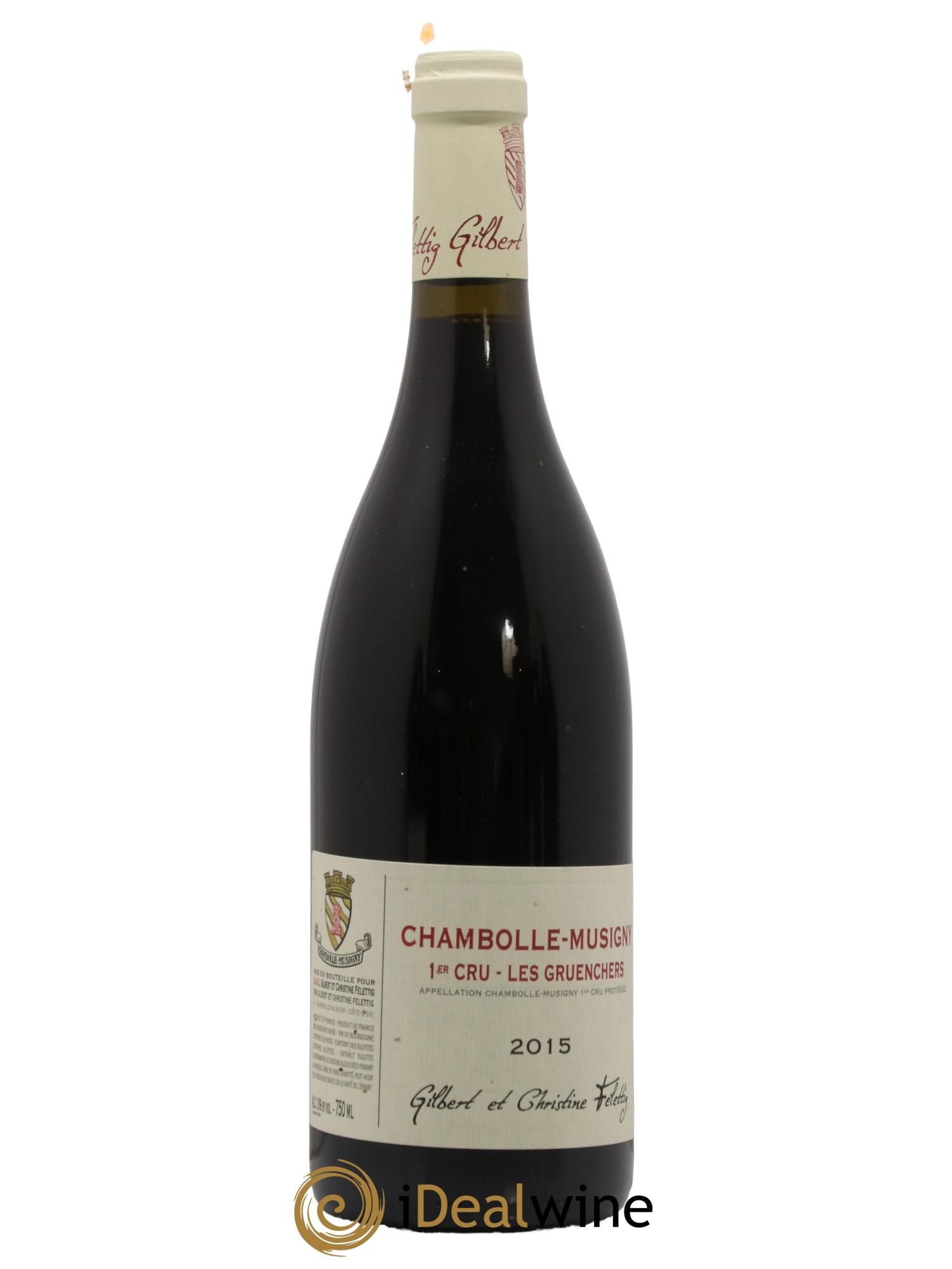 Chambolle-Musigny 1er Cru Les Gruenchers Felettig (Domaine) 2015 - Lot de 1 bouteille - 0
