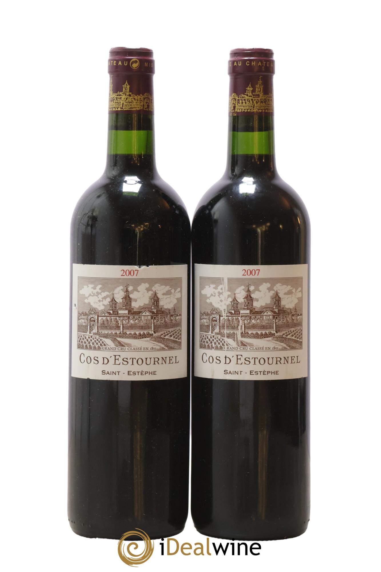 Cos d'Estournel 2ème Grand Cru Classé 2007 - Lot de 2 bouteilles - 0