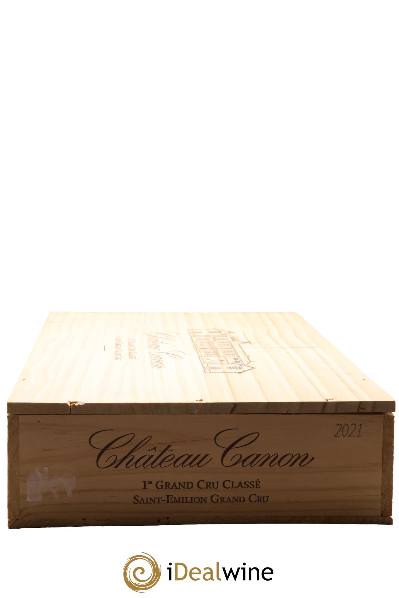 Château Canon 1er Grand Cru Classé B 2021 - Posten von 6 Flaschen - 1