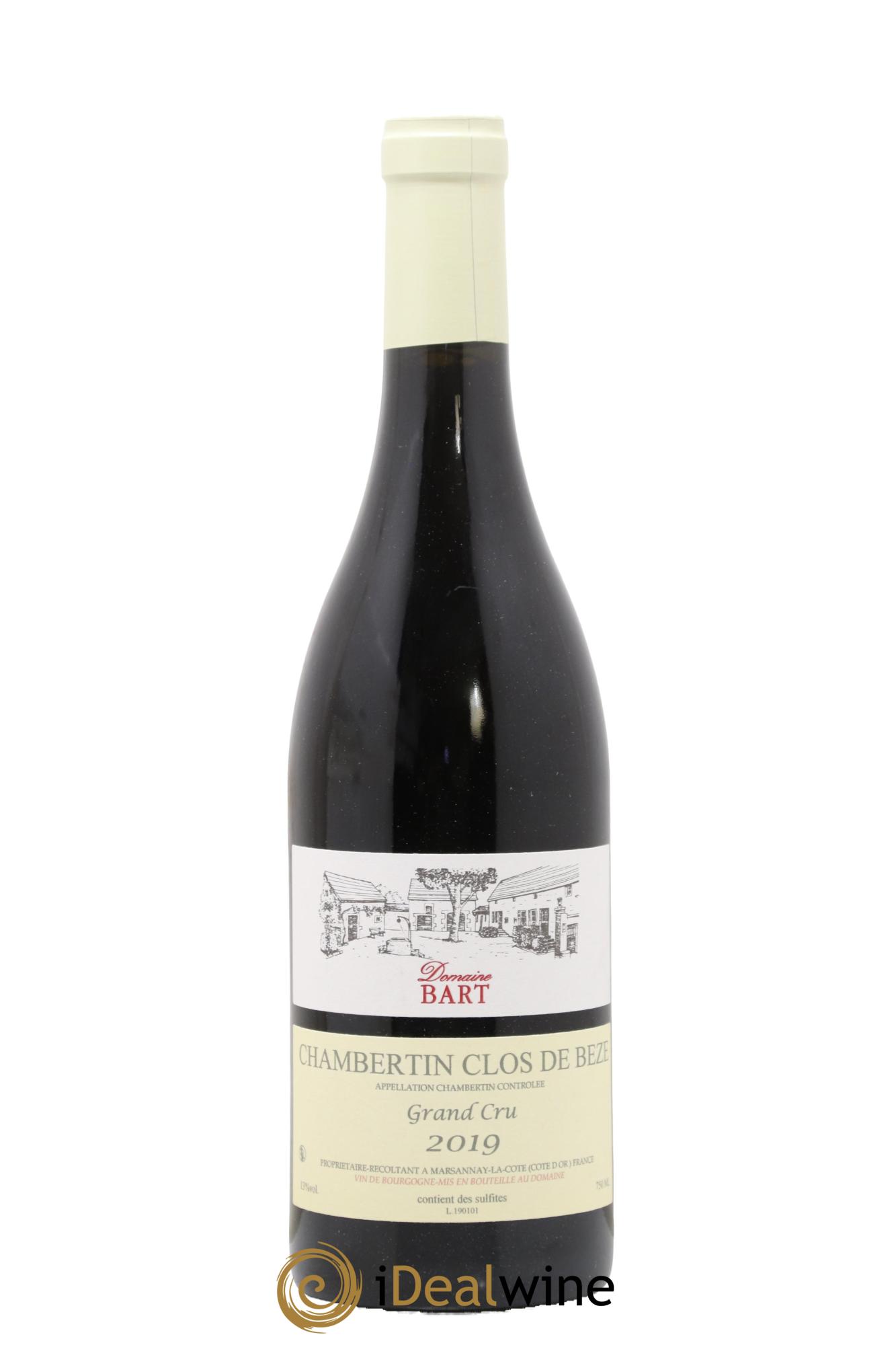 Chambertin Clos de Bèze Grand Cru Bart (Domaine) 2019 - Lot de 1 bouteille - 0