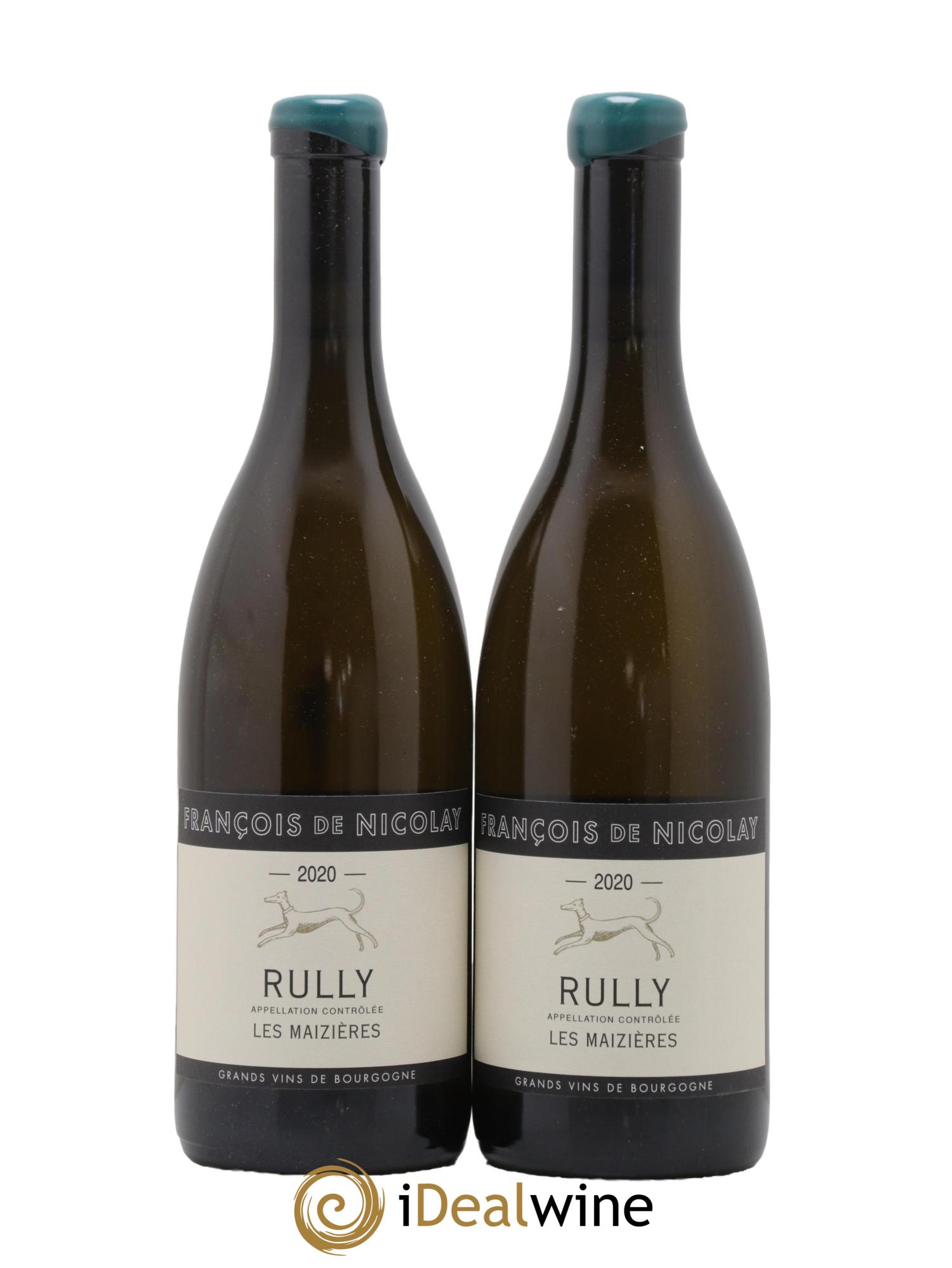 Rully Les Maizières François de Nicolay 2020 - Lot de 2 bouteilles - 0