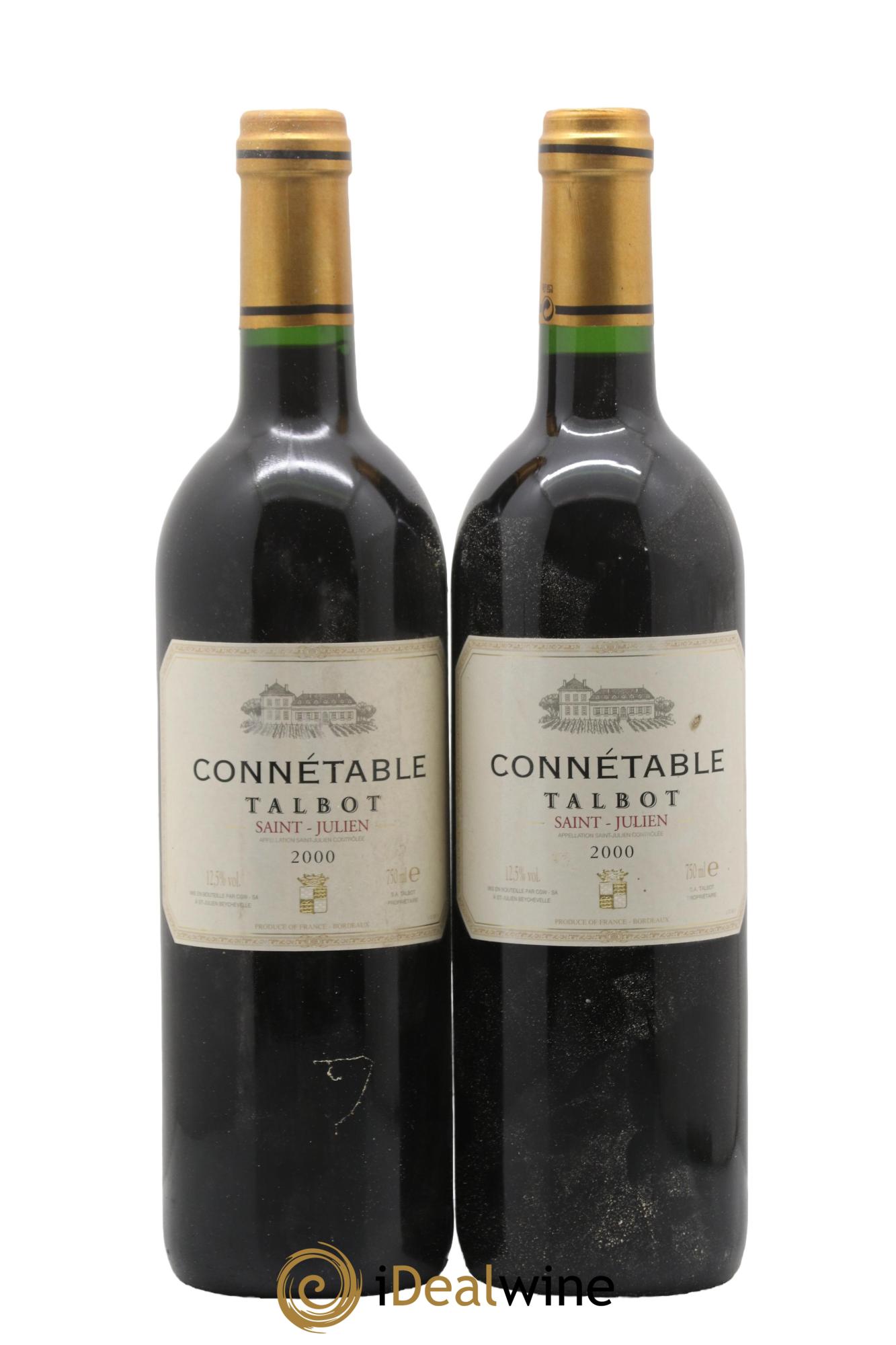 Connétable de Talbot Second Vin 2000 - Lot of 2 bottles - 0
