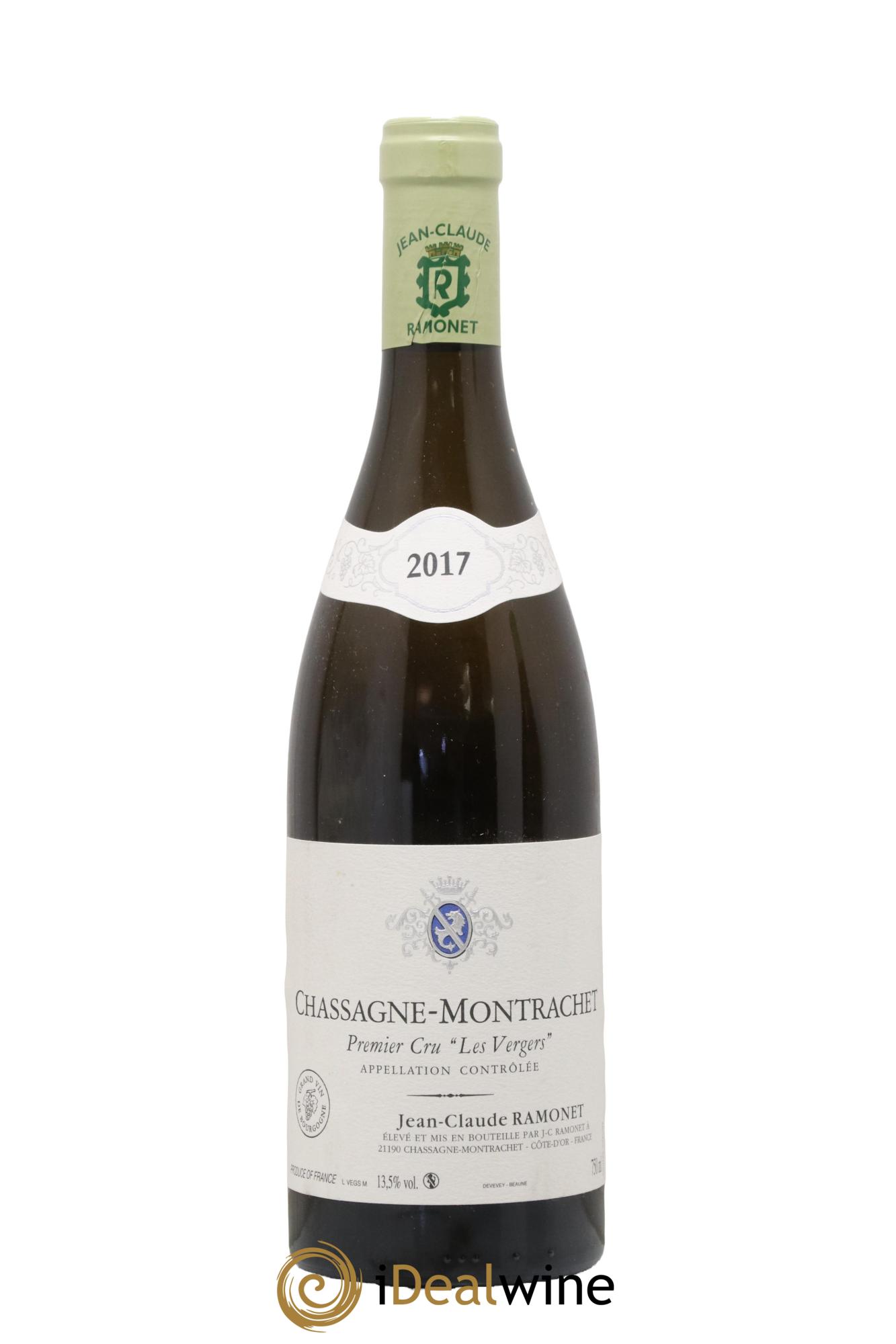 Chassagne-Montrachet 1er Cru Les Vergers Ramonet (Domaine) 2017 - Lot of 1 bottle - 0