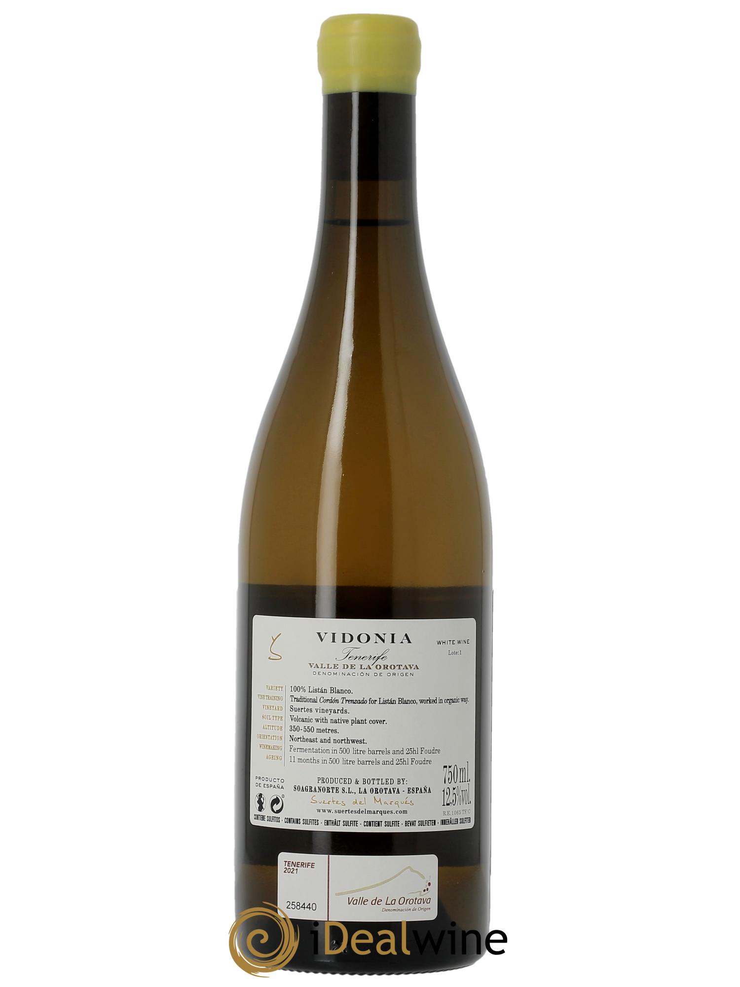 Valle de la Orotava Suertes del Marqués Vidonia 2021 - Lot of 1 bottle - 1