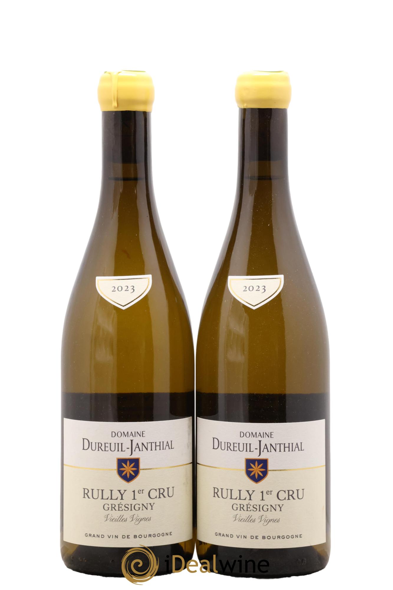 Rully 1er Cru Grésigny Vieilles Vignes Vincent Dureuil-Janthial 2023 - Posten von 2 Flaschen - 0