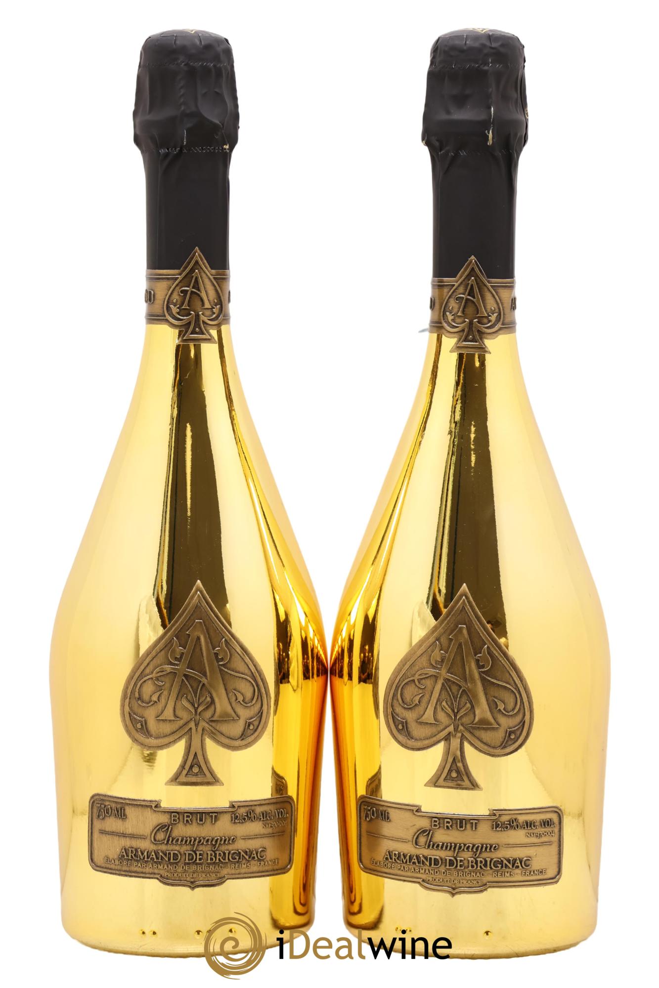Gold Brut Armand de Brignac - Lotto di 2 bottiglie - 0