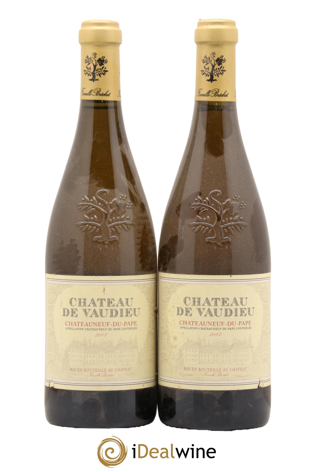 Châteauneuf-du-Pape Chateau de Vaudieu 2007 - Lot de 2 bouteilles - 0