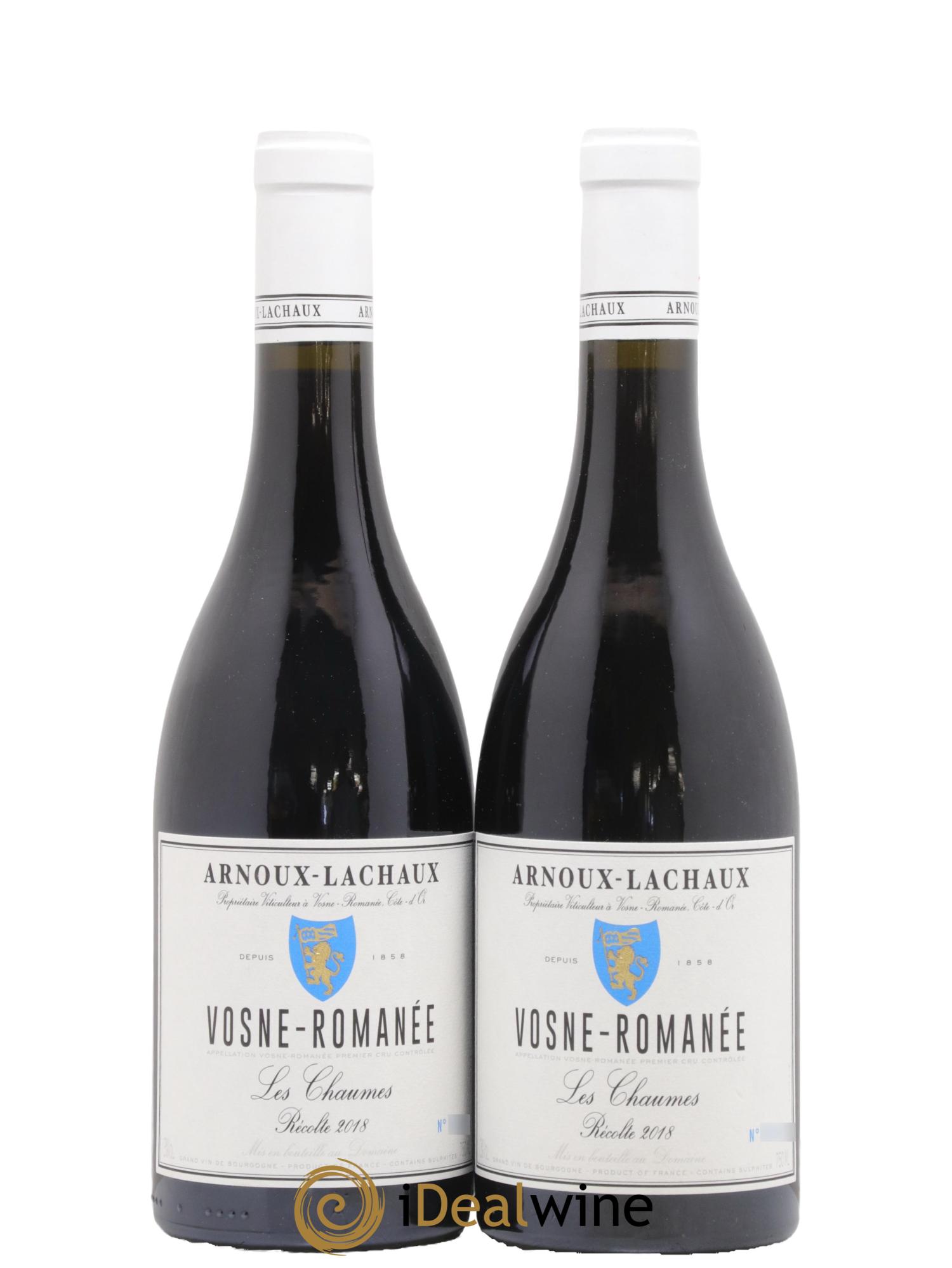 Vosne-Romanée 1er Cru Les Chaumes Arnoux-Lachaux (Domaine) 2018 - Lot of 2 bottles - 0