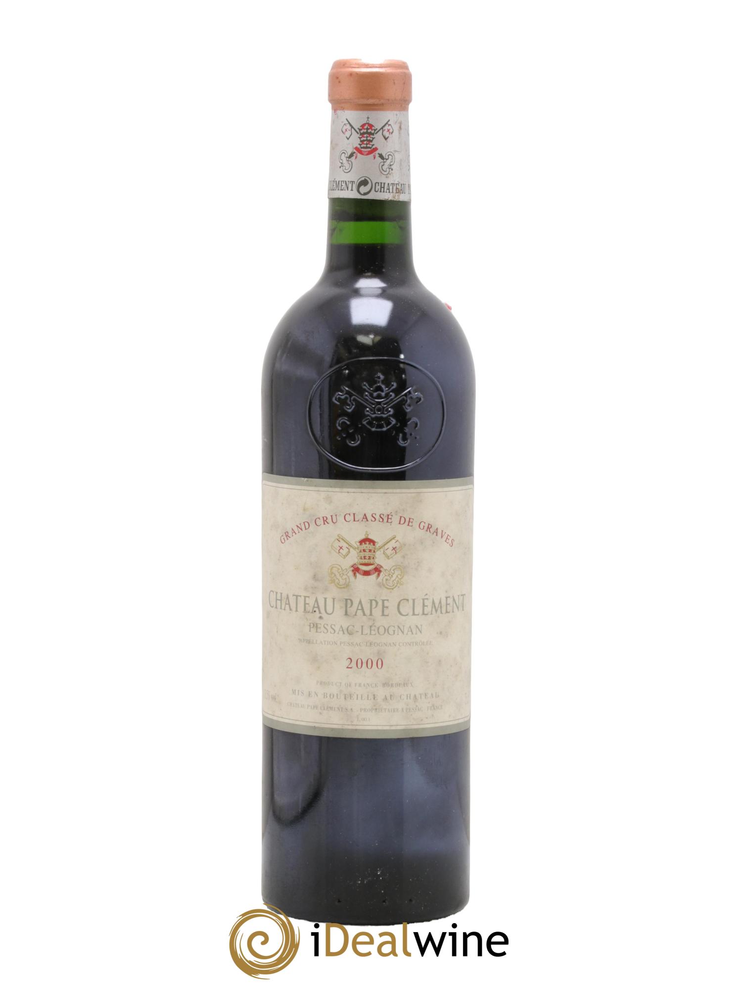 Château Pape Clément Cru Classé de Graves 2000 - Lot de 1 bouteille - 0