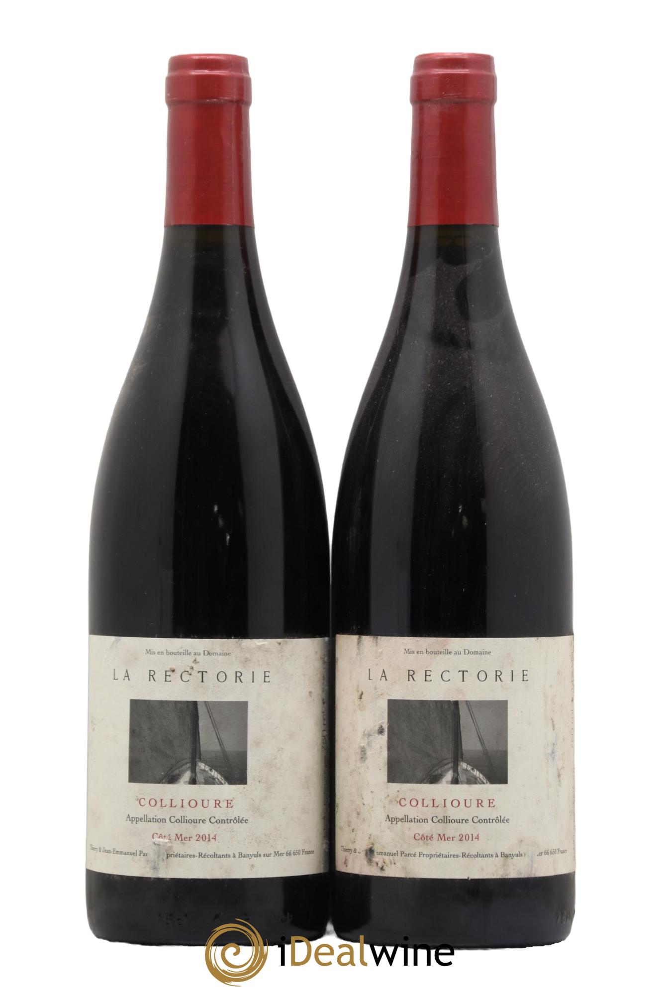 Collioure La Rectorie (Domaine de) Côté Mer Thierry et Jean Emmanuel Parcé 2014 - Lot de 2 bouteilles - 0