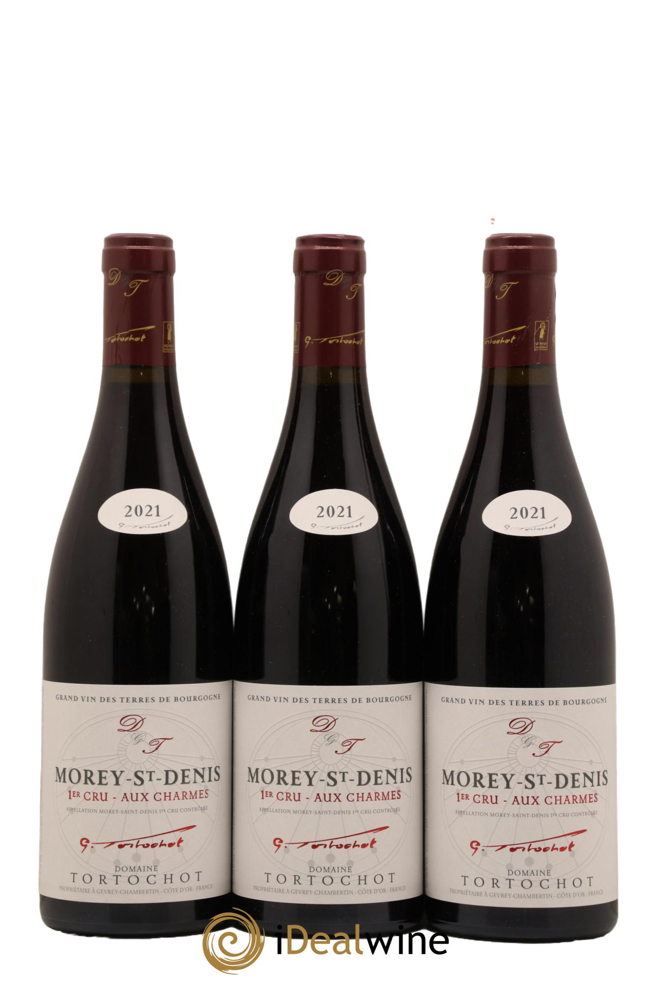 Morey-Saint-Denis 1er Cru Aux Charmes Tortochot (Domaine) 2021 - Lotto di 3 bottiglie - 0