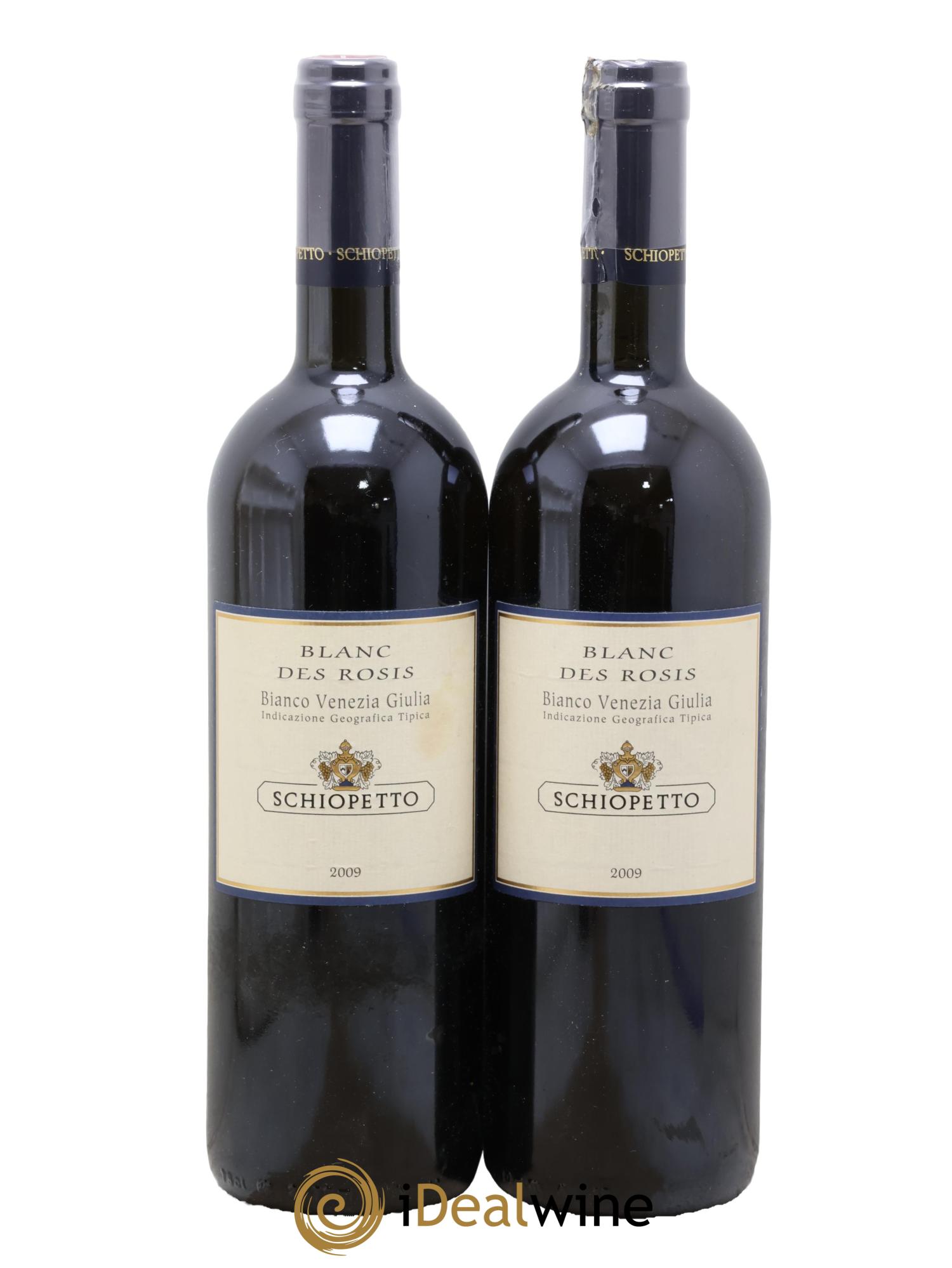 Frioul Collio Blanc des Rosis Schiopetto 2009 - Lot de 2 bouteilles - 0