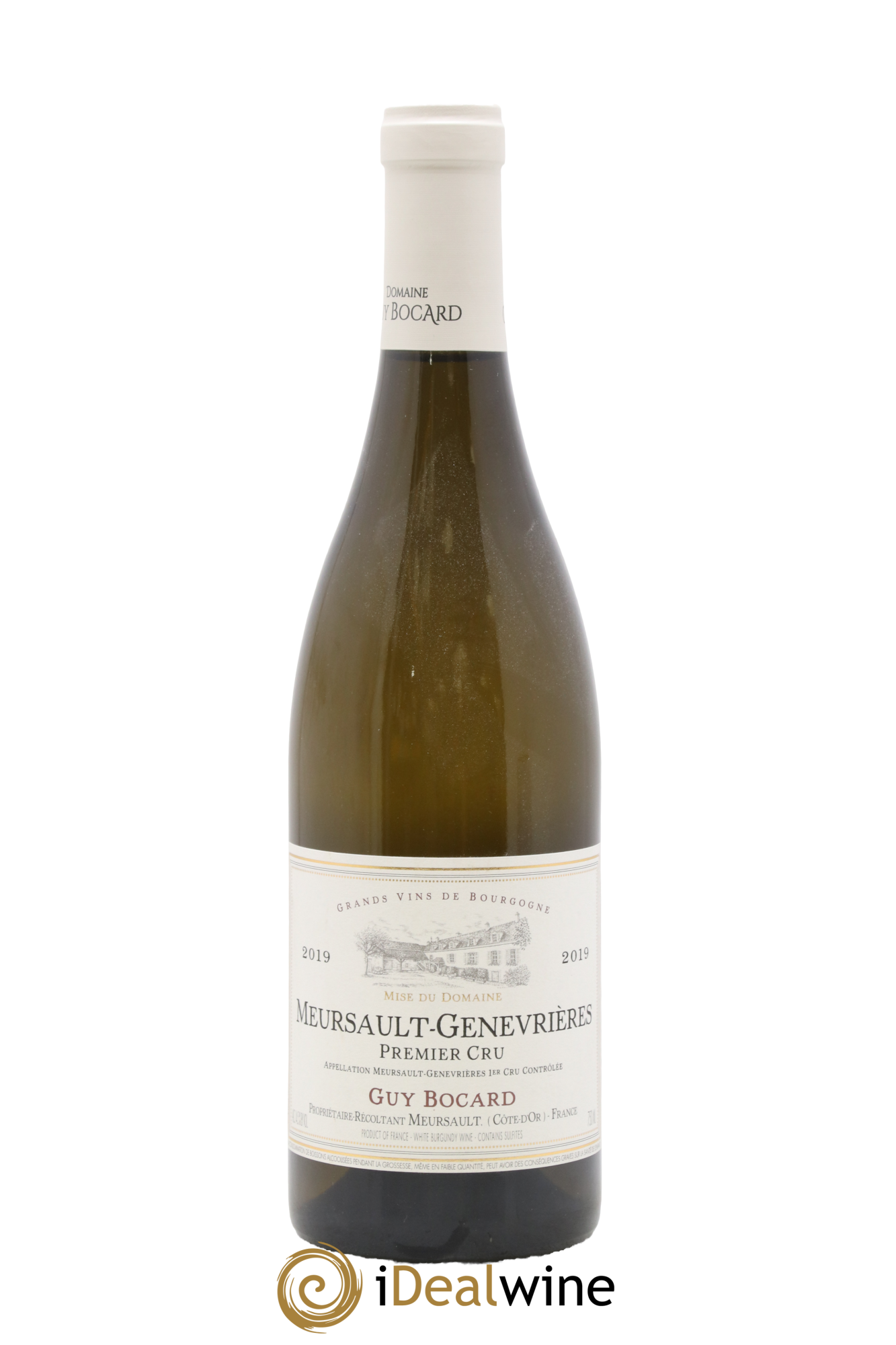 Meursault 1er Cru Genevrières Guy Bocard 2019 - Lot de 1 bouteille - 0