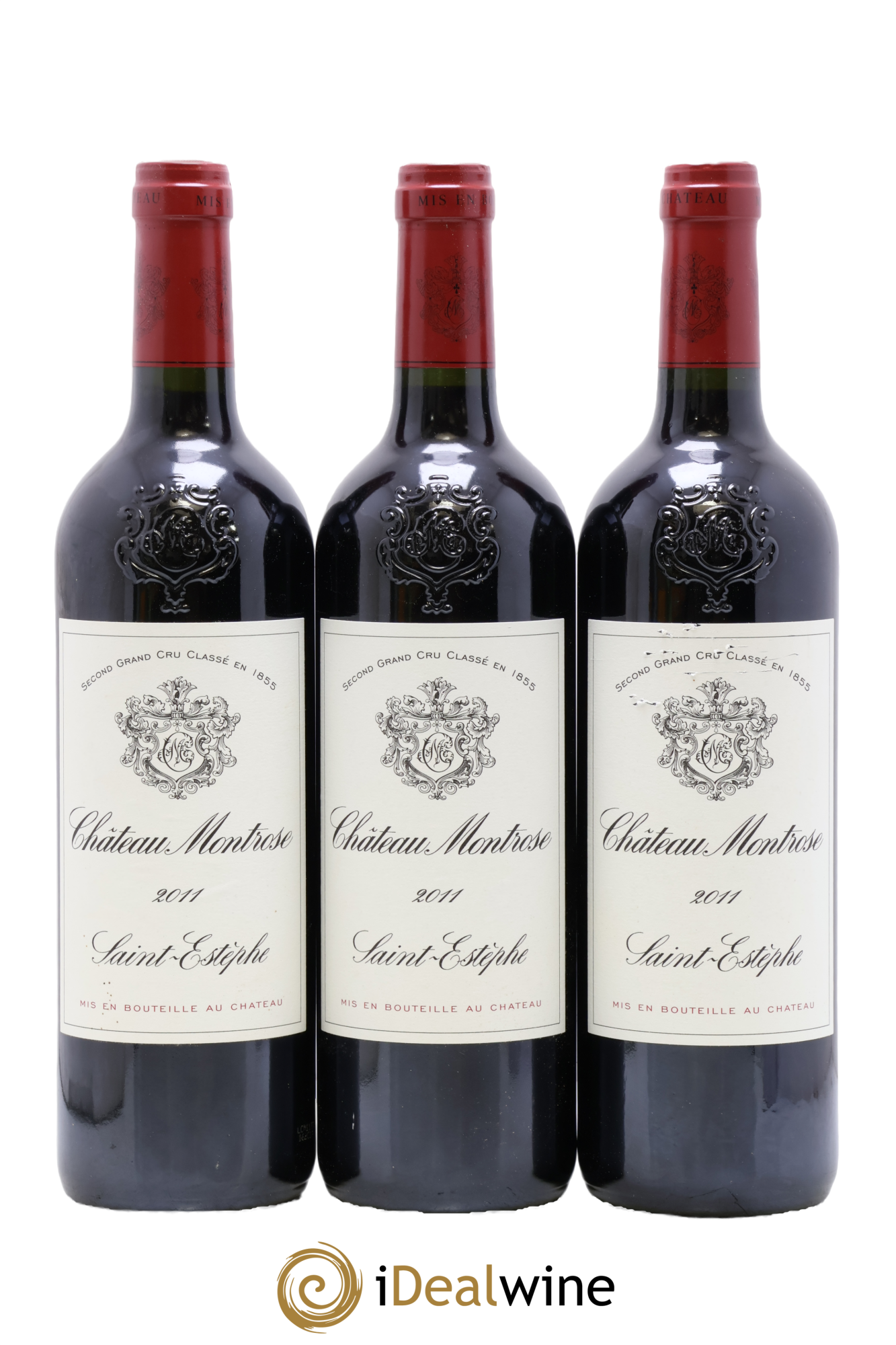 Château Montrose 2ème Grand Cru Classé 2011 - Lotto di 3 bottiglie - 0