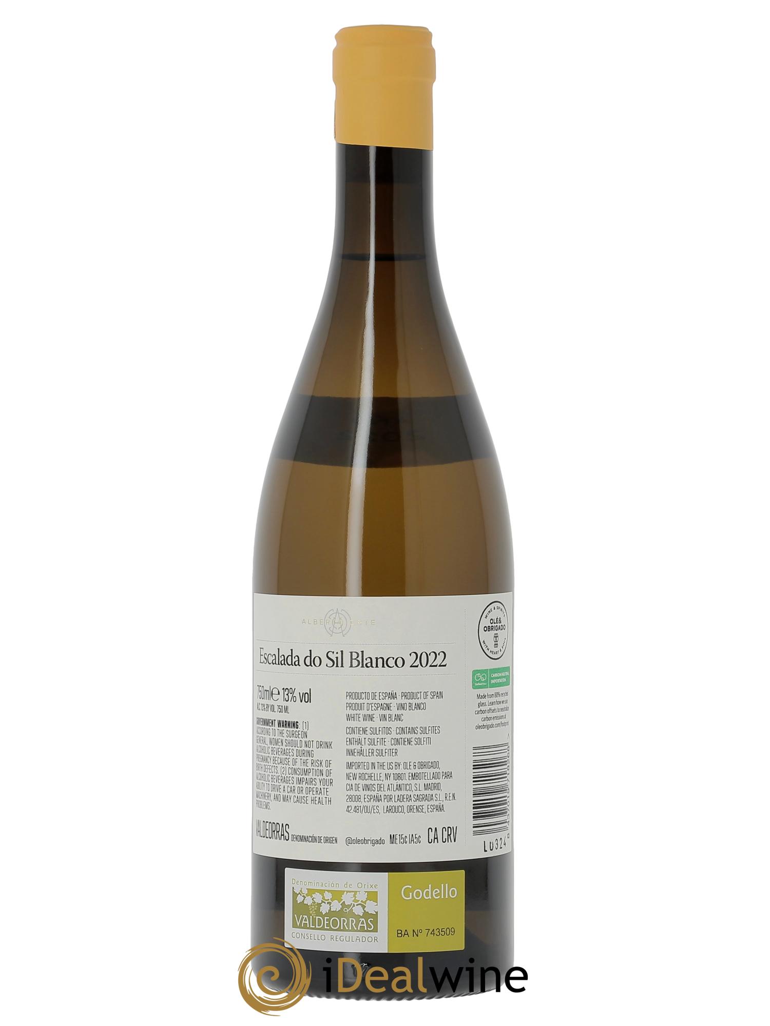 Valdeorras DO Escalada Do Sil Blanco Alberto Orte  2022 - Lot of 1 bottle - 1