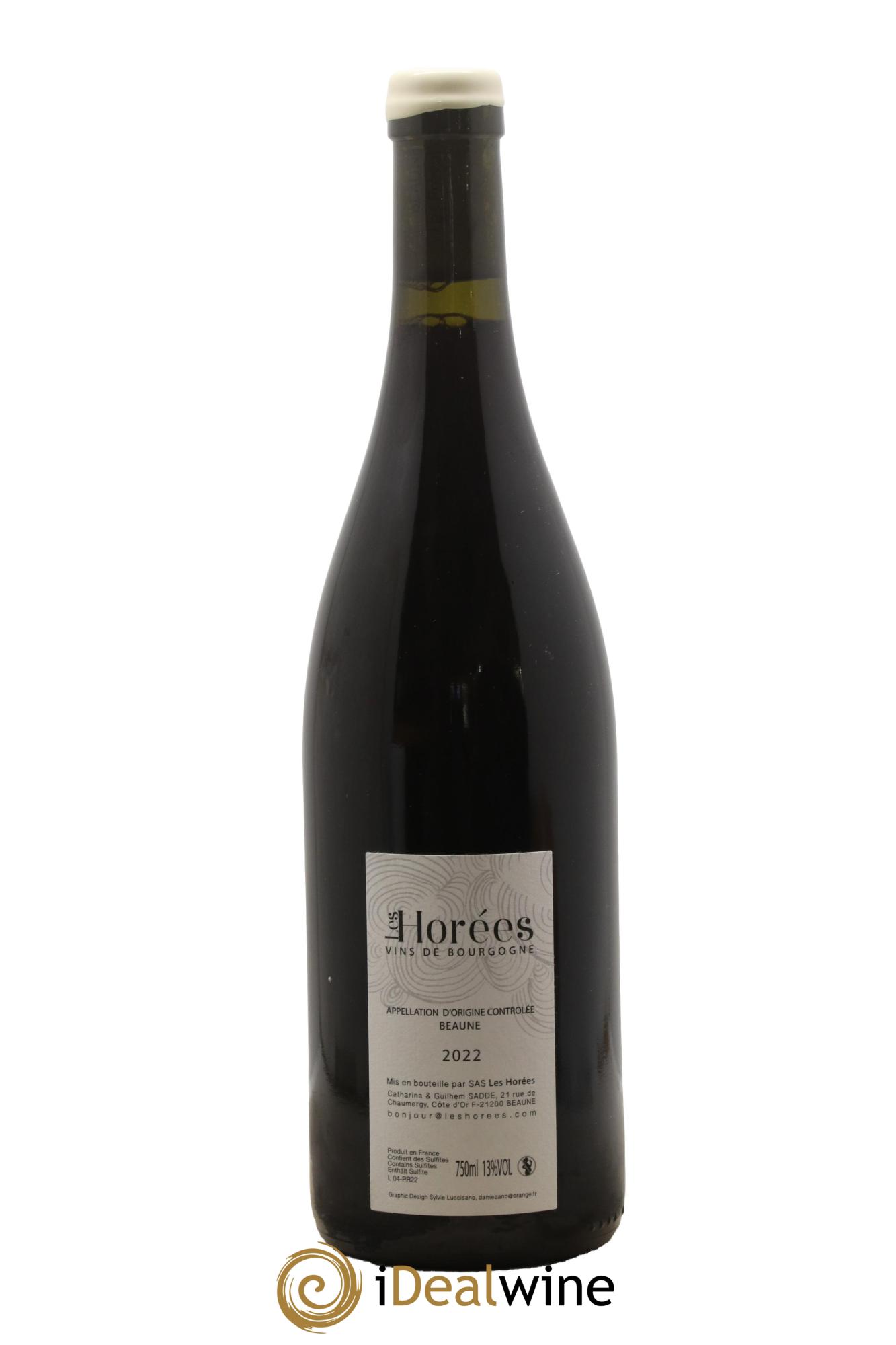 Beaune Les Prévolles Les Horées 2022 - Lot de 1 bouteille - 1