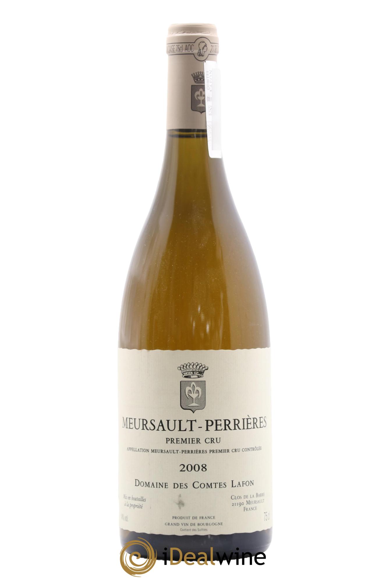 Meursault 1er Cru Perrières Comtes Lafon (Domaine des) 2008 - Lotto di 1 bottiglia - 0