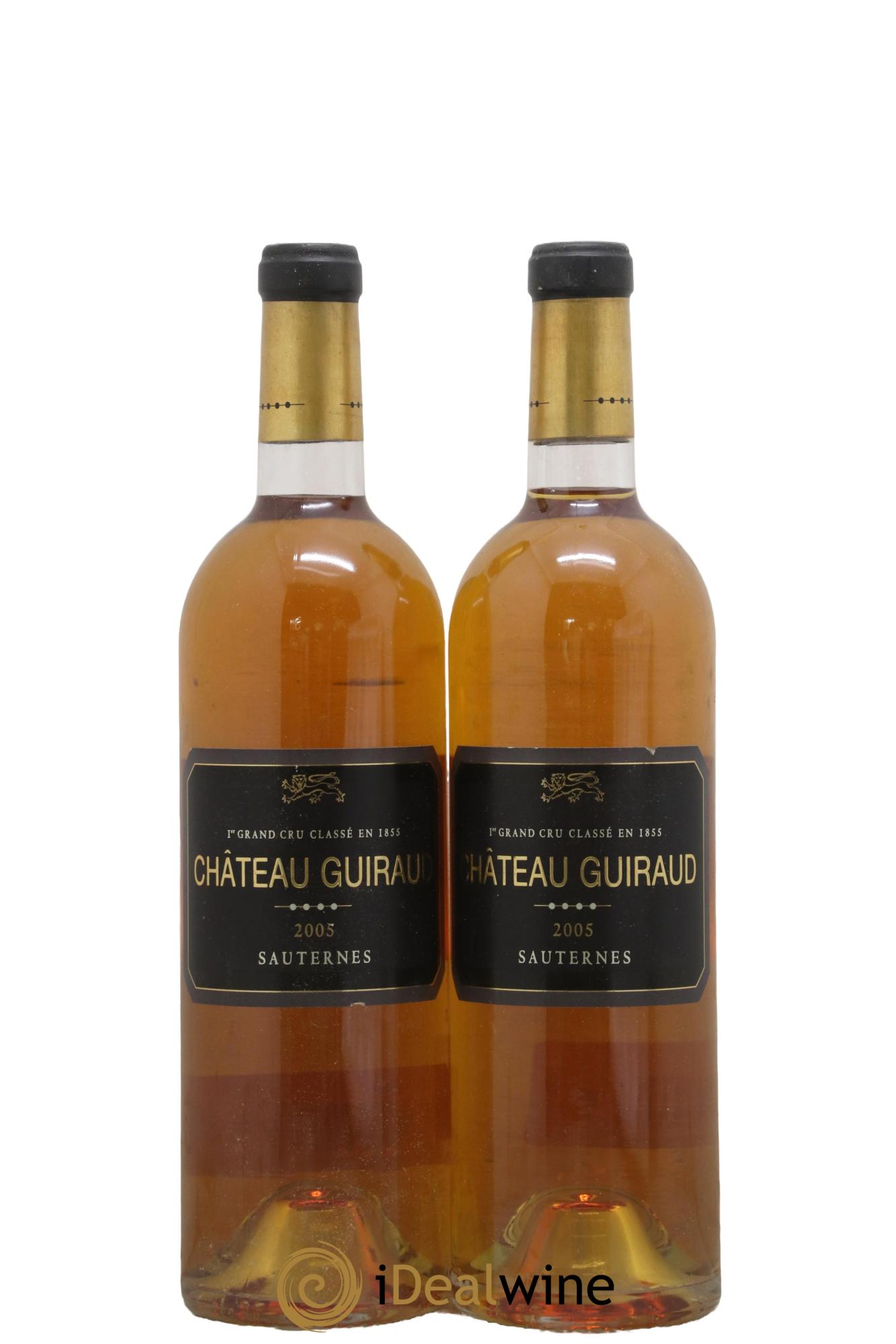 Château Guiraud 1er Grand Cru Classé 2005 - Lot de 2 bouteilles - 0