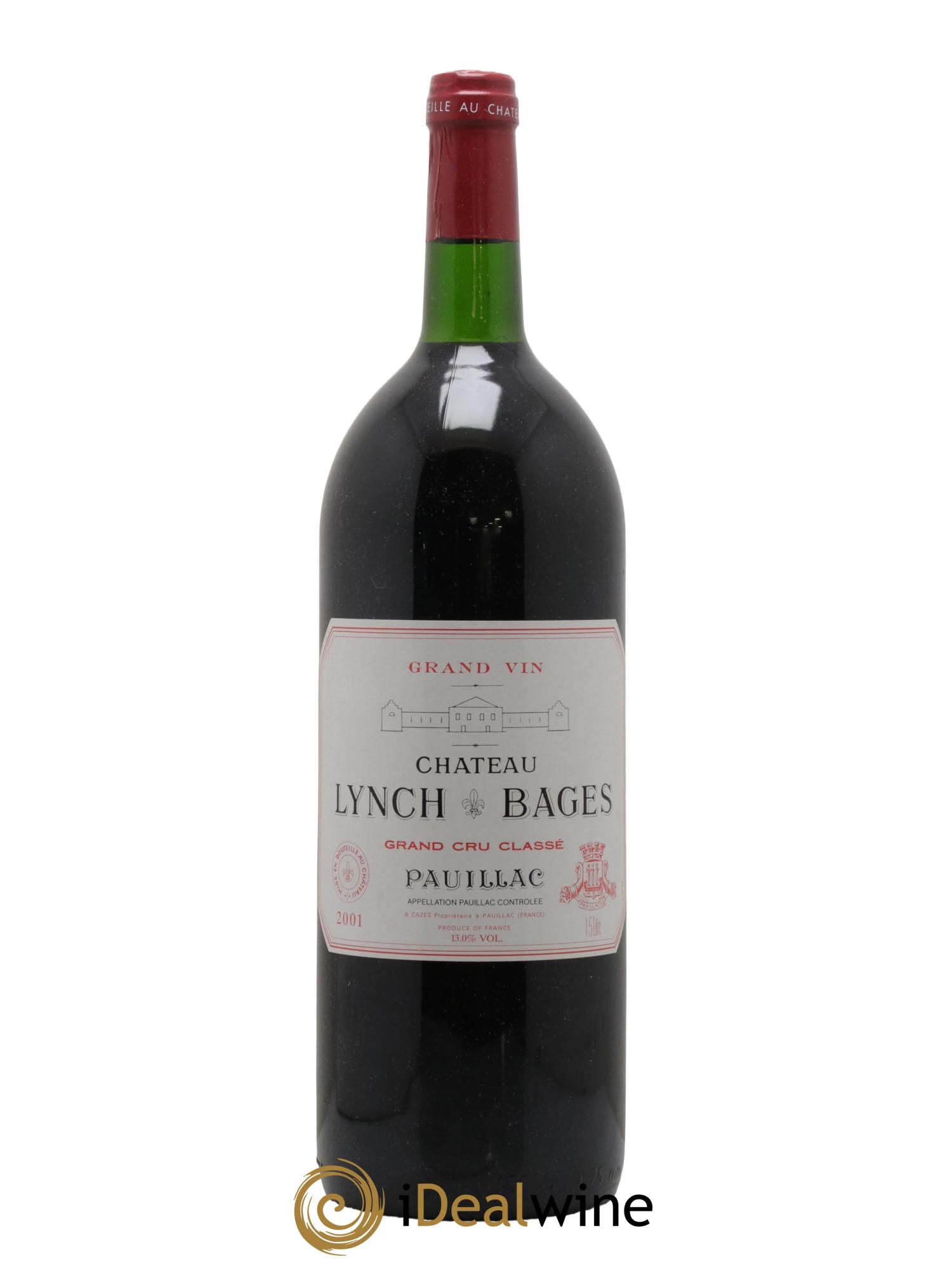 Château Lynch Bages 5ème Grand Cru Classé 2001 - Lot de 1 magnum - 0