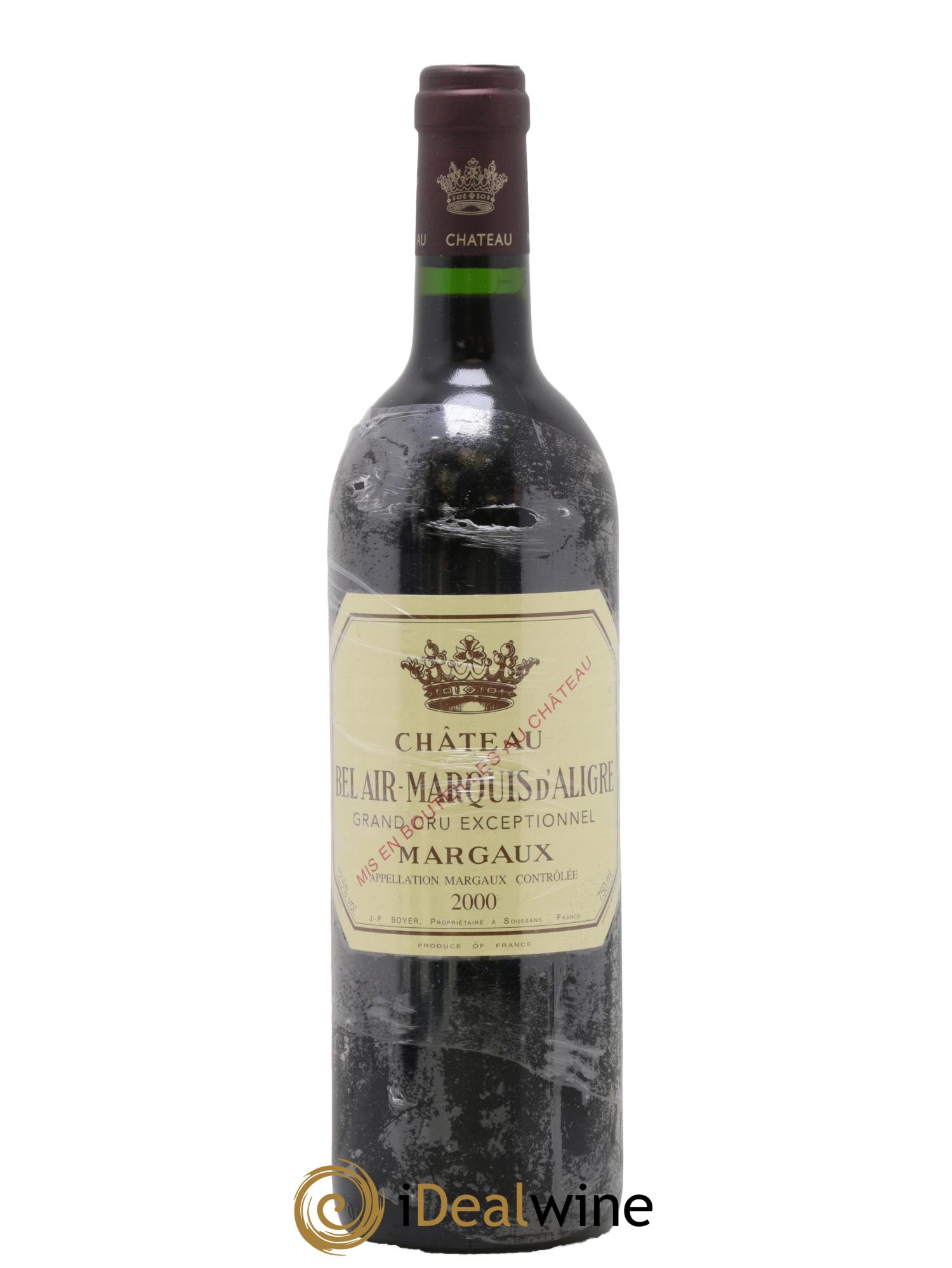 Château Bel Air Marquis d'Aligre 2000 - Lotto di 1 bottiglia - 0