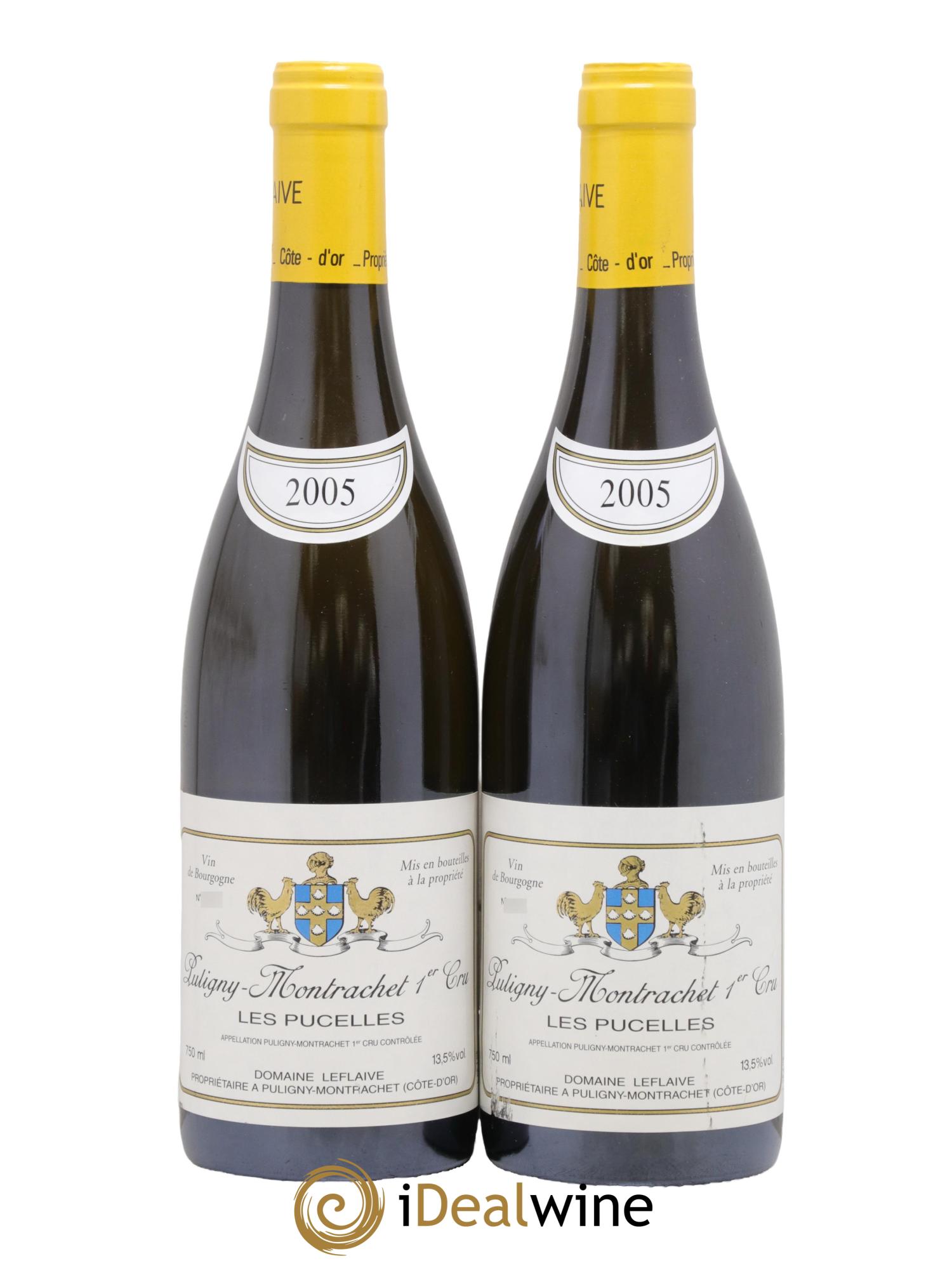Puligny-Montrachet 1er Cru Les Pucelles Leflaive (Domaine) 2005 - Lot of 2 bottles - 0