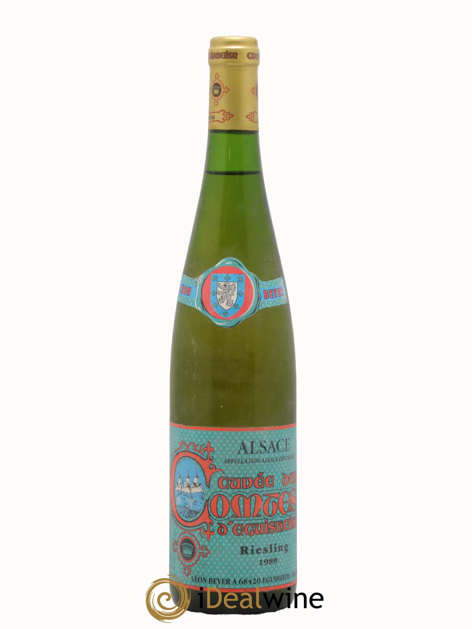 Alsace Riesling Cuvée des Comtes d'Eguisheim Léon Beyer 1989 - Posten von 1 Flasche - 0