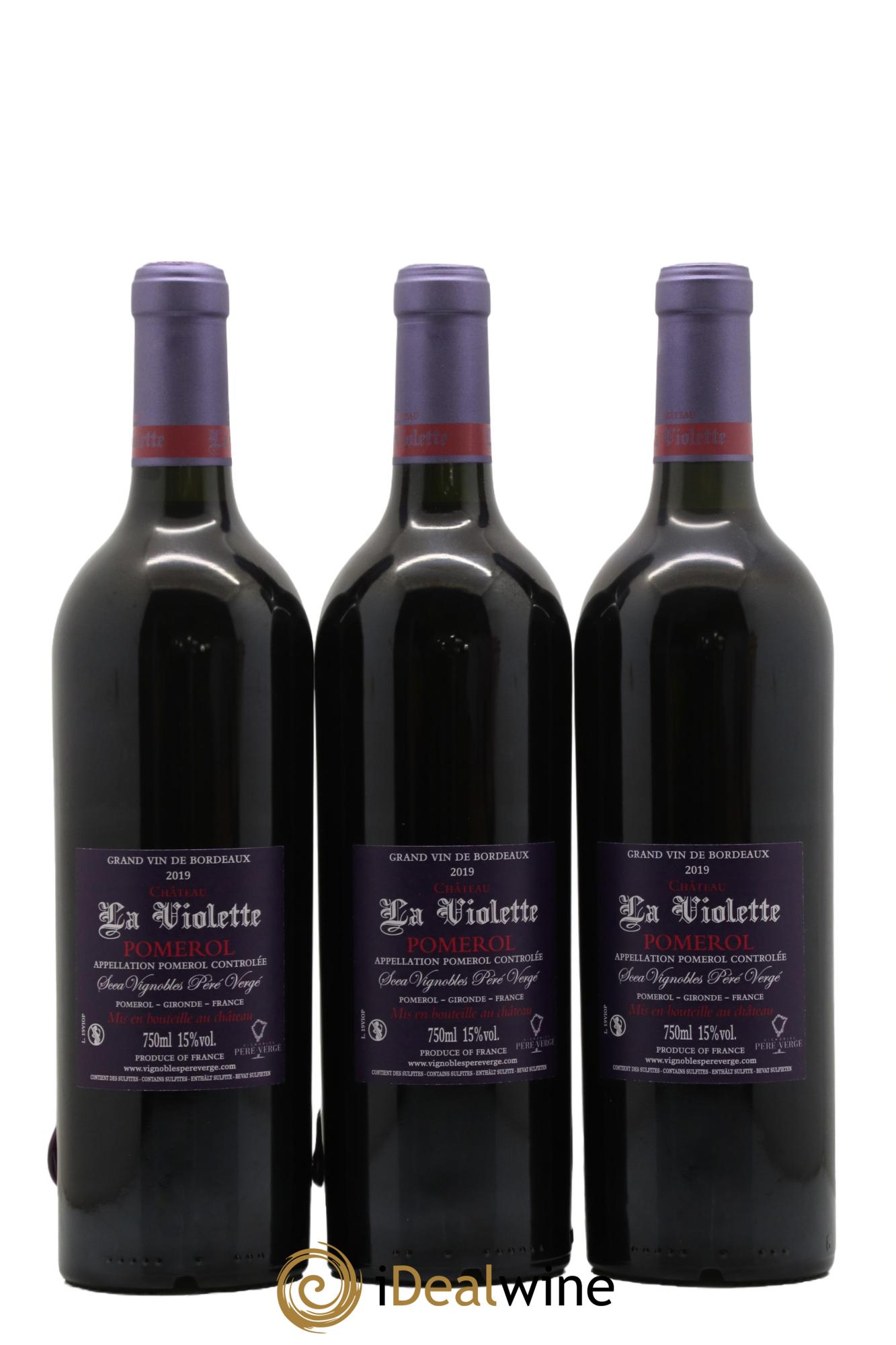 Château la Violette 2019 - Lotto di 3 bottiglie - 1