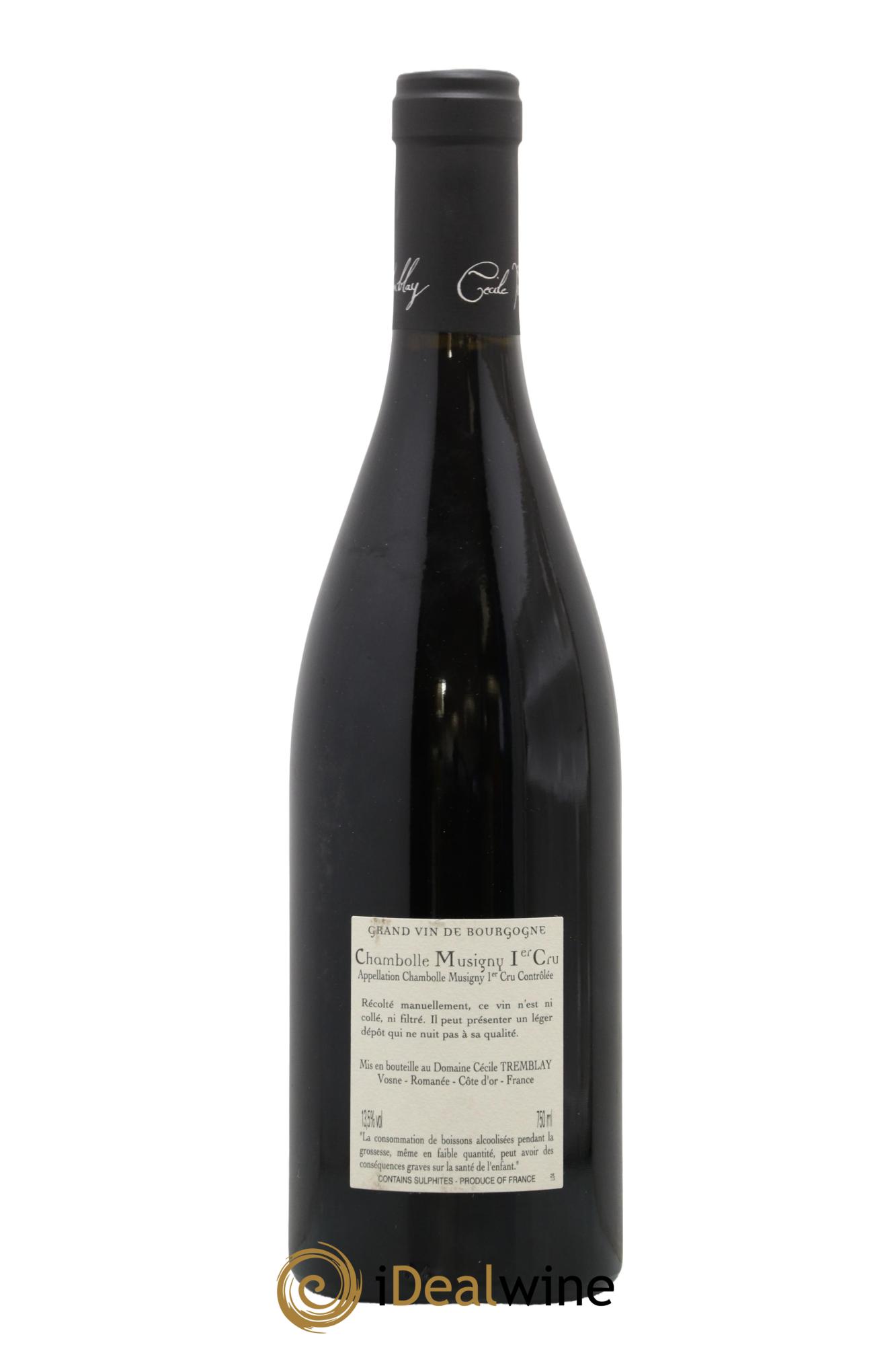 Chambolle-Musigny 1er Cru Les Feusselottes Cécile Tremblay 2020 - Lot of 1 bottle - 1