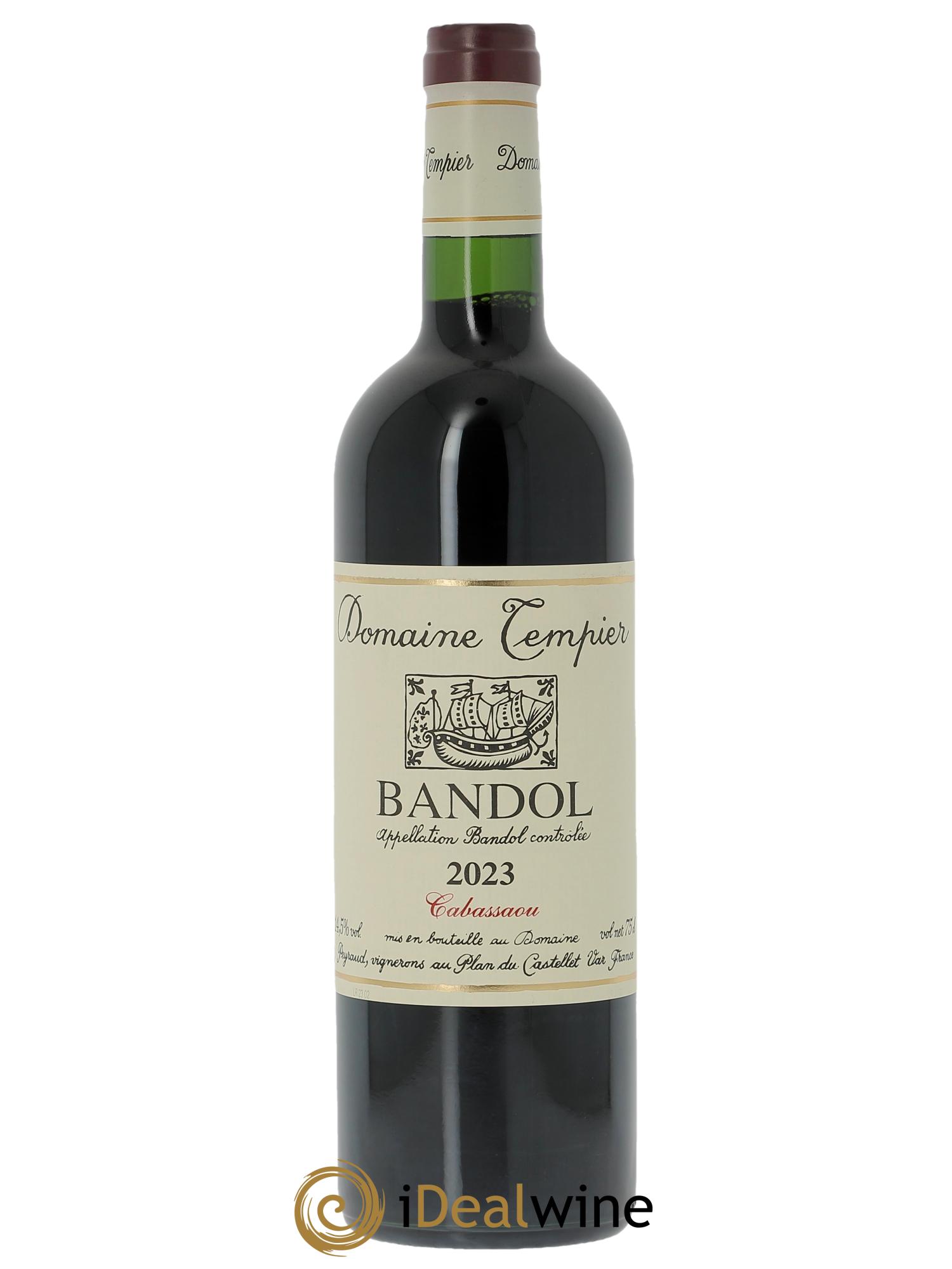 Bandol Domaine Tempier Cuvée Cabassaou Famille Peyraud 2023 - Lote de 1 botella - 0