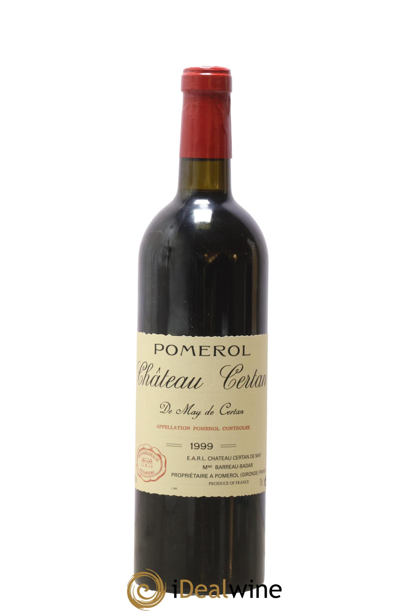 Château Certan de May 1999 - Lot de 1 bouteille - 0